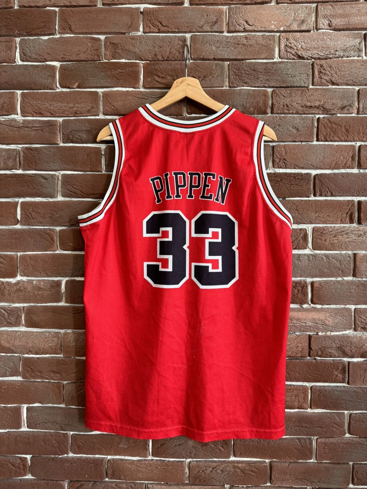 Champion Vintage Chicago Bulls Pippen Champion NBA Basketball Jersey Size US XL / EU 56 / 4 - 2 Thumbnail