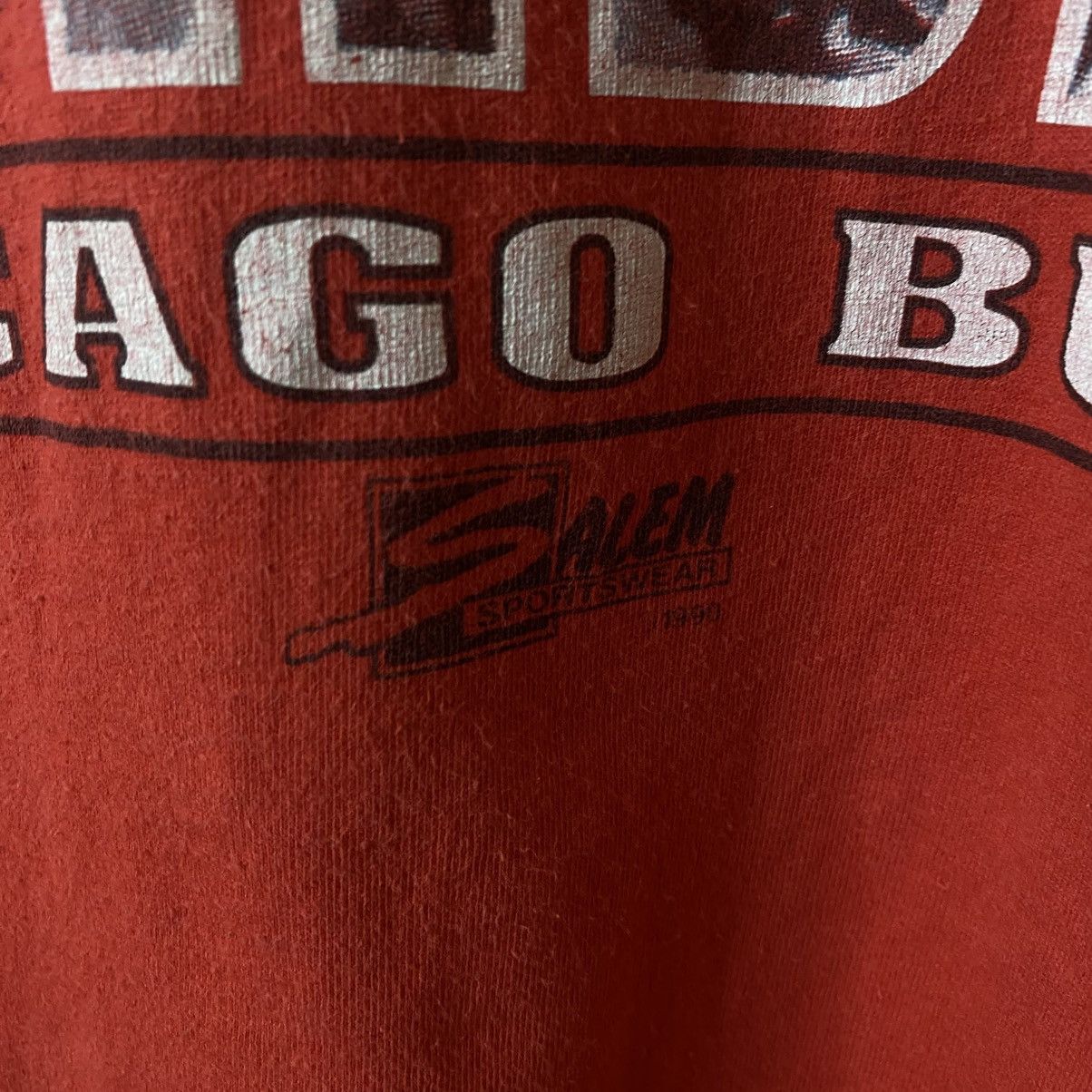 Salem Sportswear 1990s Michael Jordan Chicago Bulls NBA T Shirt Size US S / EU 44-46 / 1 - 3 Thumbnail
