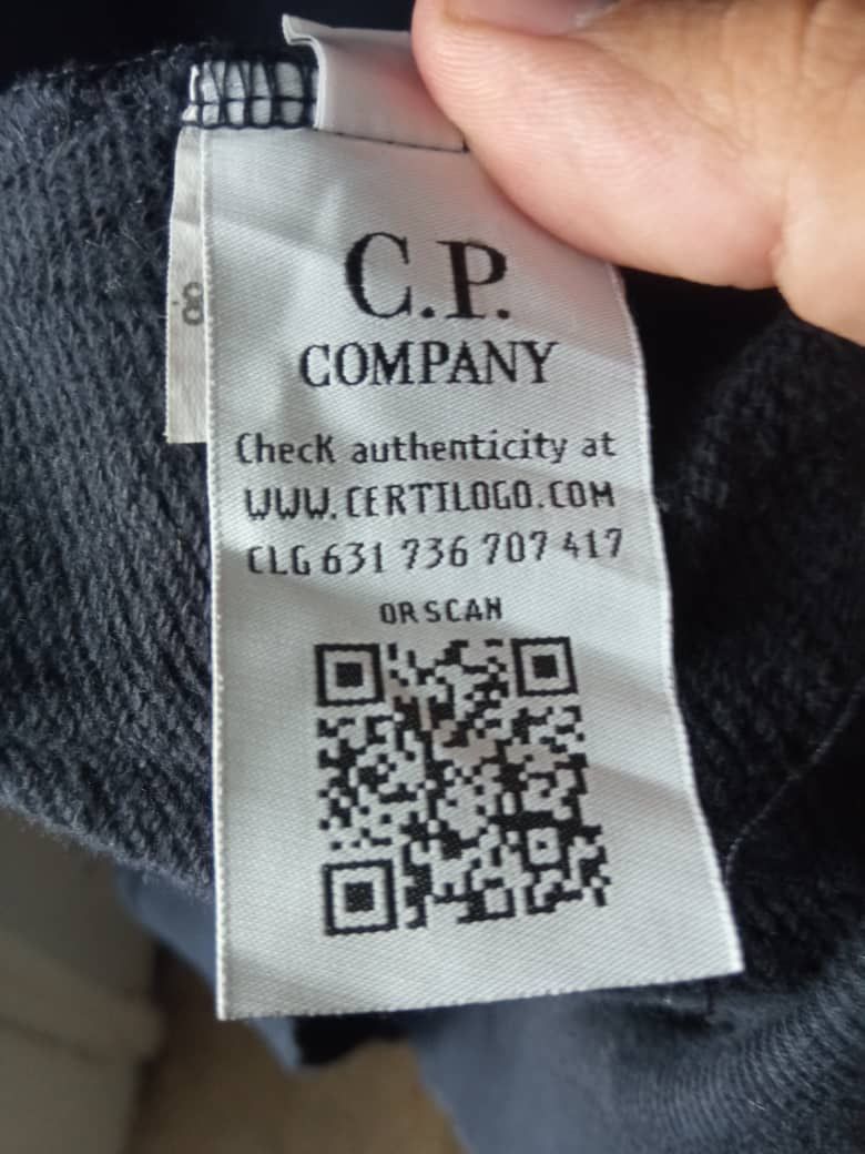 C.P. Company Diagonal Raised Fleece Half Zip Goggle NAVY Size US M / EU 48-50 / 2 - 14 Thumbnail