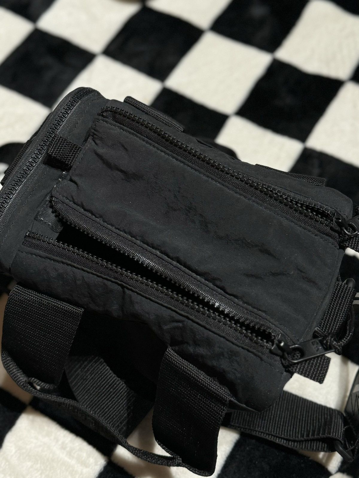 Y-3 CAMERA BAG MINI DUFFLE ZIPPER NYLON SHOULDER CROSSBODY Size ONE SIZE - 4 Thumbnail