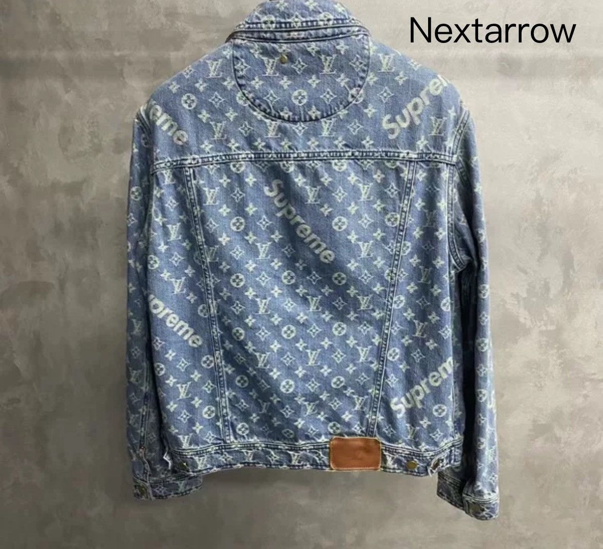 Louis Vuitton Louis Vuitton Supreme's latest blue two bag denim jacket Size US L / EU 52-54 / 3 - 2 Thumbnail