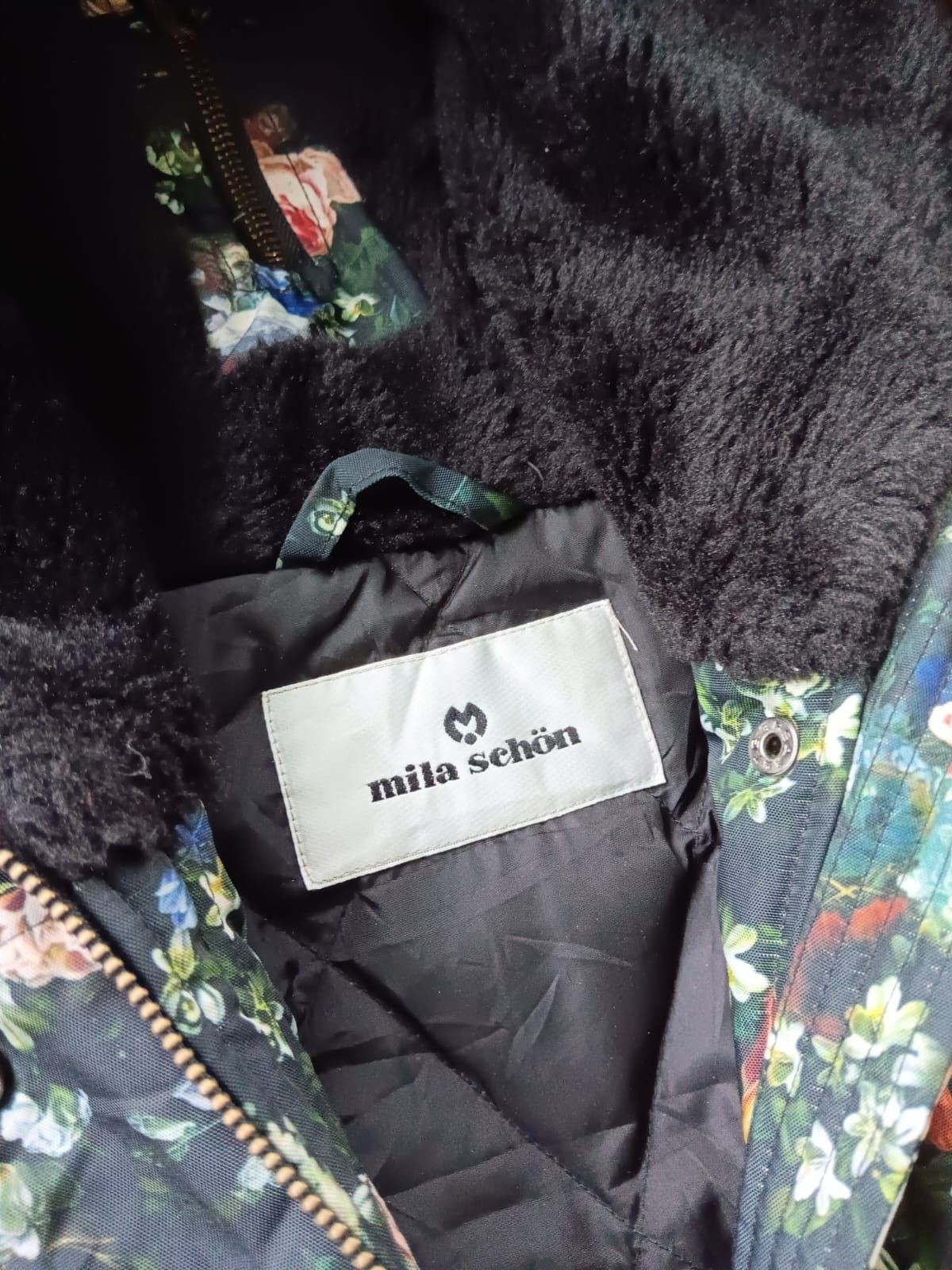 Designer × Japanese Brand × Mila Schon Mila schon real fur all over print puffer jacket Size US M / EU 48-50 / 2 - 8 Thumbnail
