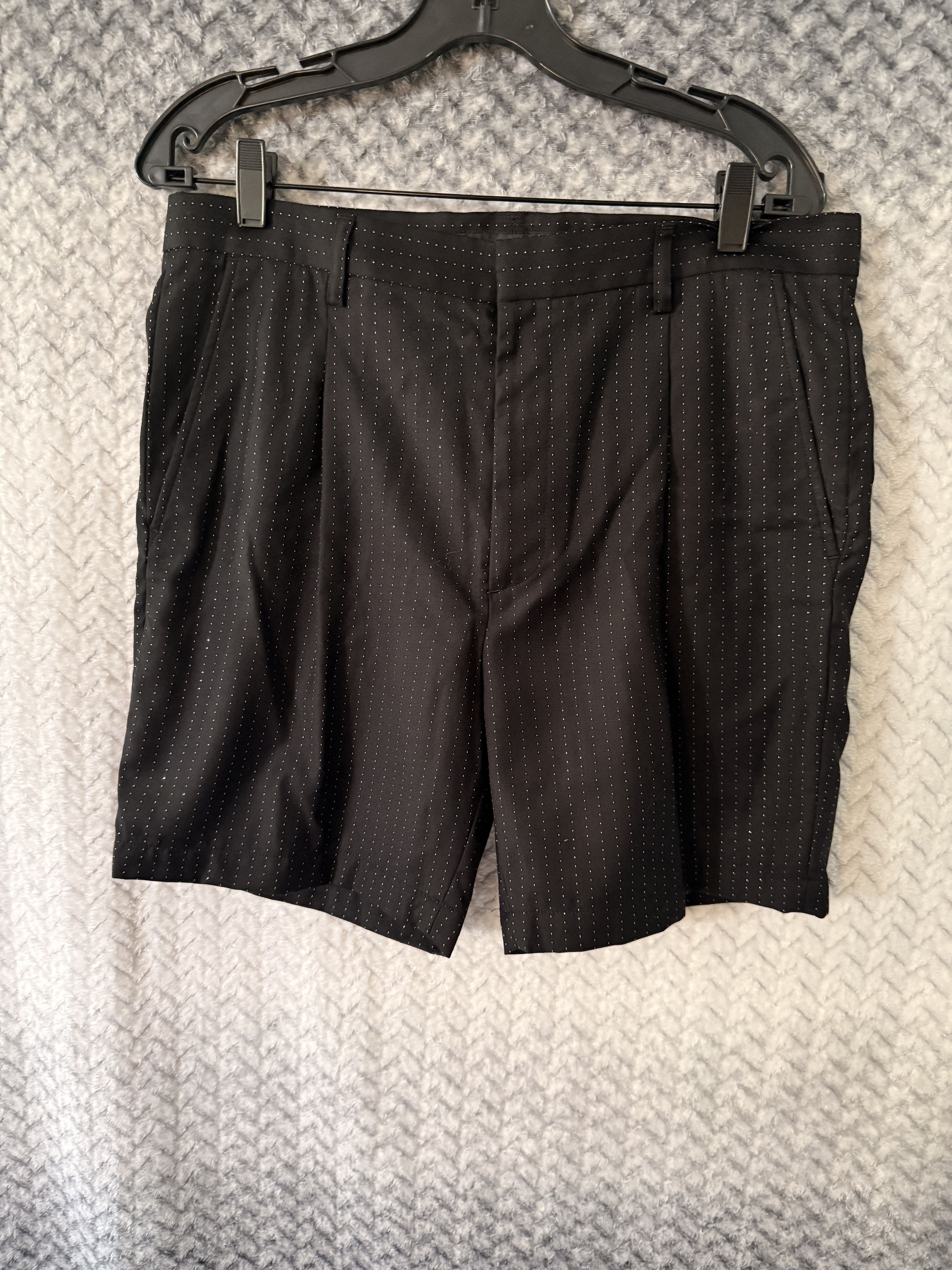 Wacko Maria Dormeuil Pleated Shorts Glitter Size US 33 - 1 Thumbnail