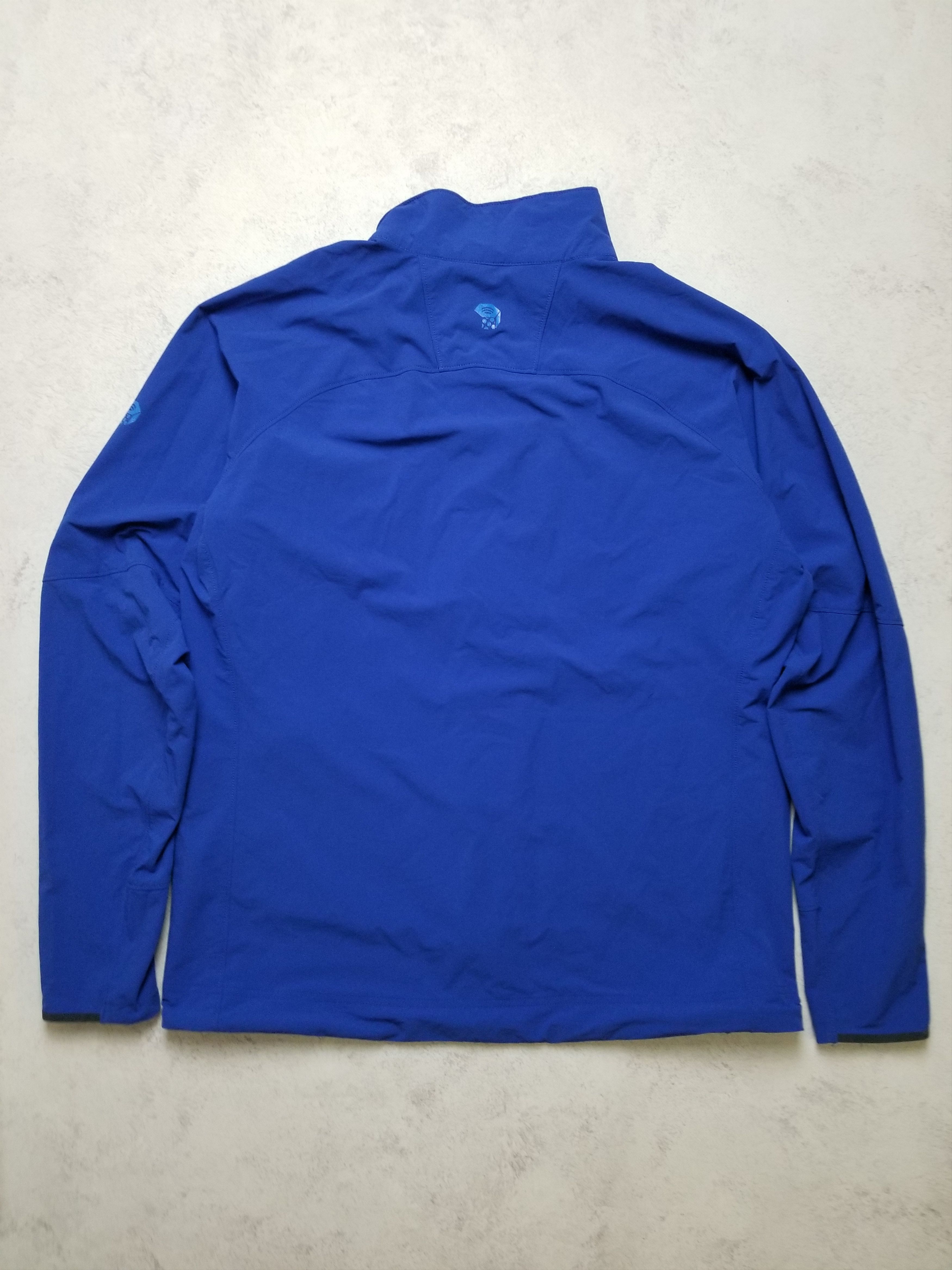 Mountain Equipment Company Mountain Hardwear Lightweight Blue Softshell Packable Jacket Size US L / EU 52-54 / 3 - 2 Thumbnail