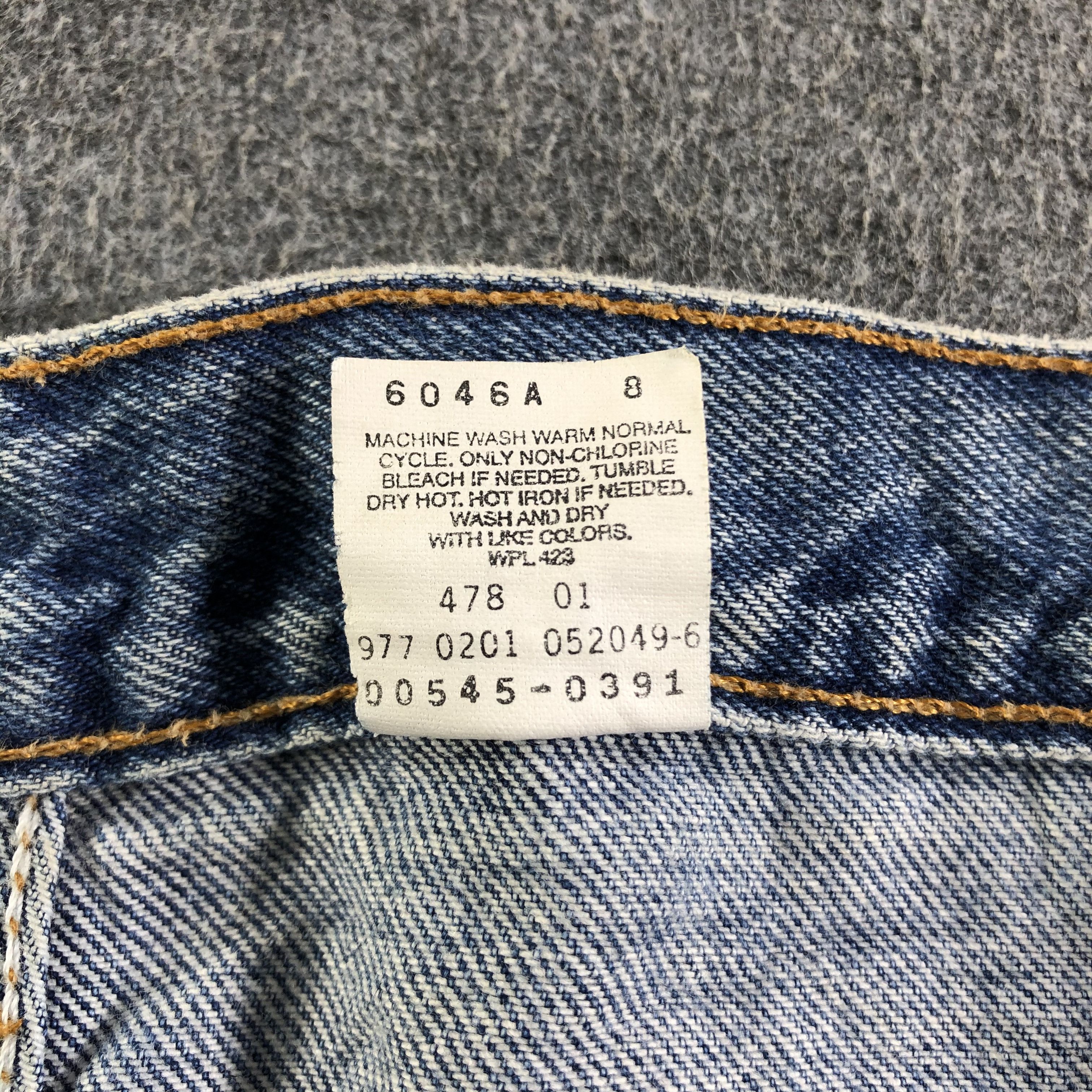 Levi's Vintage 90s Blue Wash Levis 545 Jeans-J3087 Size US 35 - 10 Thumbnail