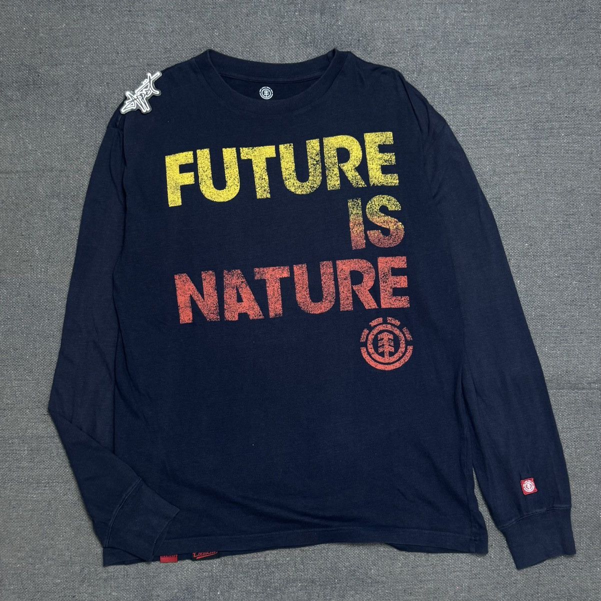 Element skateboarding longsleeve art print tshirt