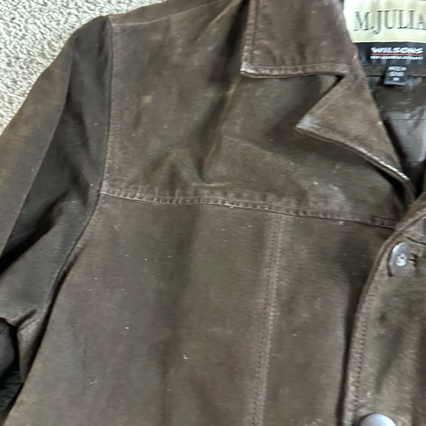Vintage VINTAGE Wilsons Leather Jacket Mens M 90s Style Brown Leather Overcoat Shirt Jacket Casual Mens 90s Wilsons Leather M Brown Jacket Size US M / EU 48-50 / 2 - 5 Thumbnail