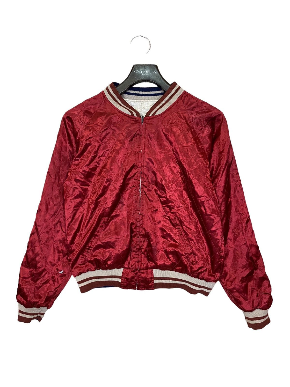 Japanese Brand × Vintage Sukajan reversible jacket satin emboidery logo Size US M / EU 48-50 / 2 - 8 Thumbnail