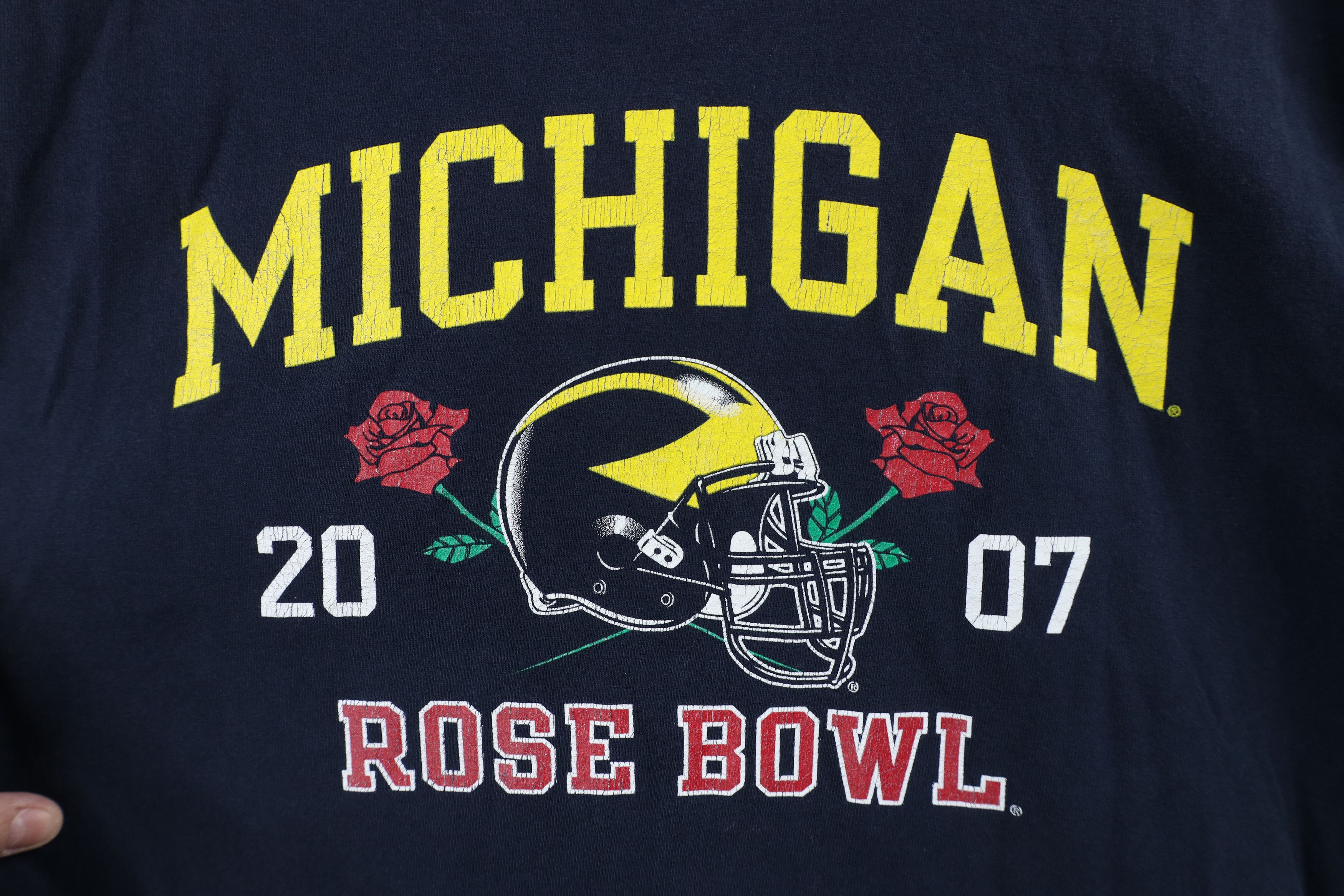 Champion × Vintage Vintage Champion University of Michigan Football T-Shirt Size US L / EU 52-54 / 3 - 6 Thumbnail