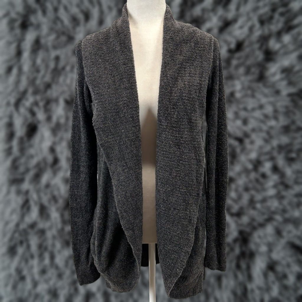 Vintage Barefoot Dreams Women's Cozy Chic Lite Cardigan Sweater Grey M Size M / US 6-8 / IT 42-44 - 1 Thumbnail