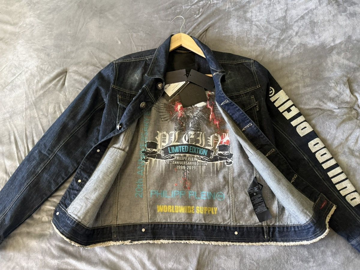 Philipp Plein Philipp Plein Denim Jacket Size US L / EU 52-54 / 3 - 6 Thumbnail