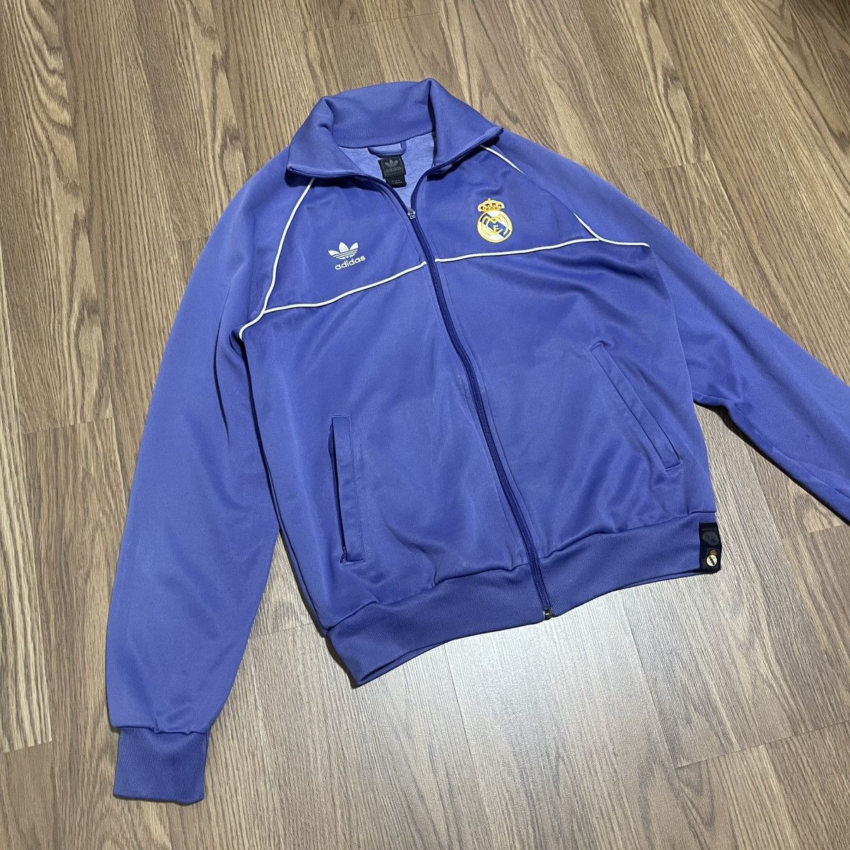 Adidas Vintage 2008 Y2K Adidas Real Madrid soccer track Jacket Size US L / EU 52-54 / 3 - 1 Thumbnail