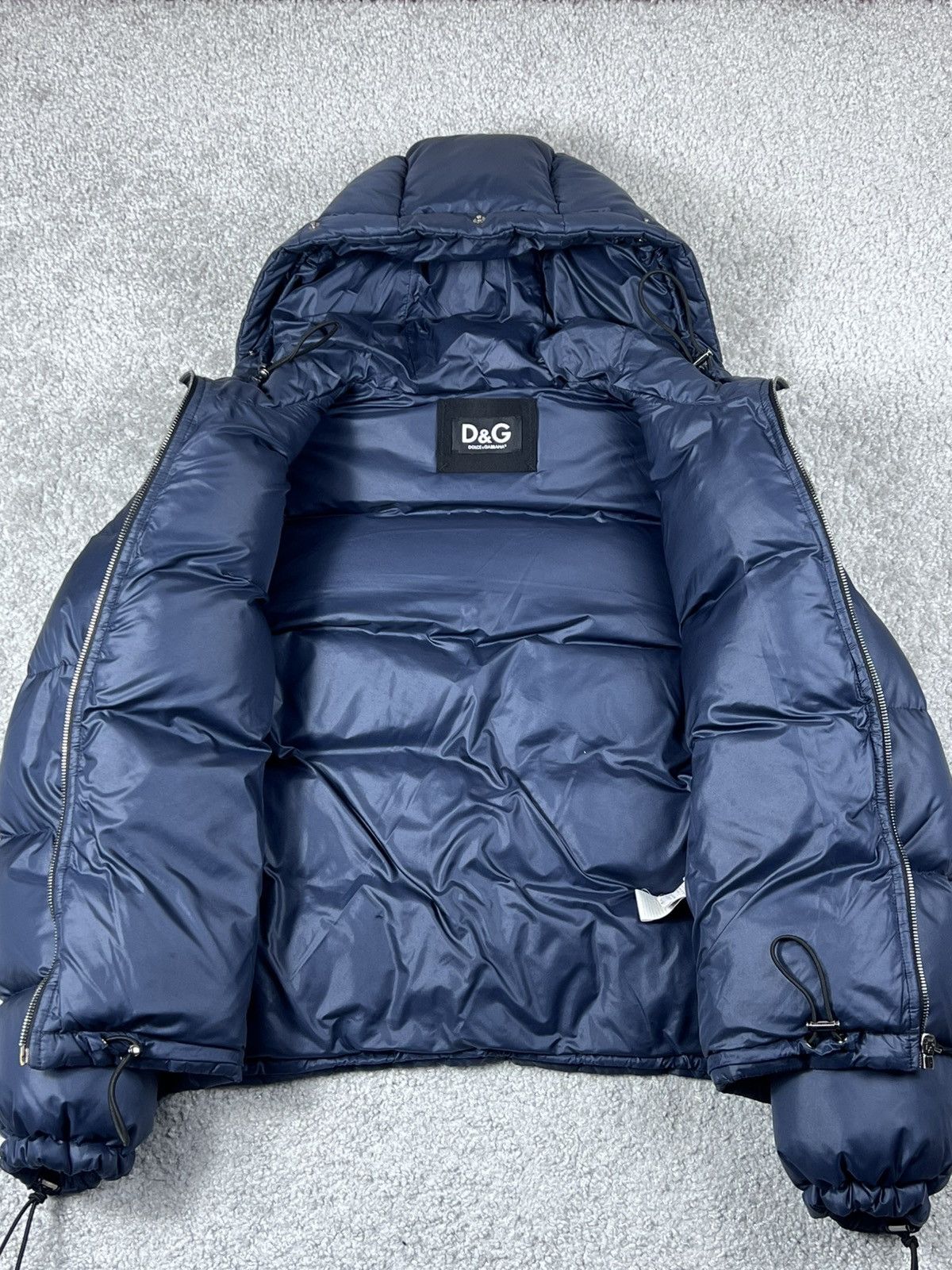 Dolce & Gabbana Dolce & Gabbana DG Shine Blue Puffer Jacket Size US S / EU 44-46 / 1 - 10 Thumbnail
