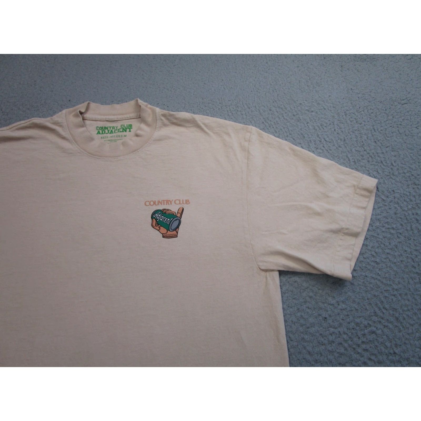 Vintage Country Club Adjacent Shirt Mens Medium Tan Only You Can Prevent Slow Play Golf Size US M / EU 48-50 / 2 - 2 Thumbnail