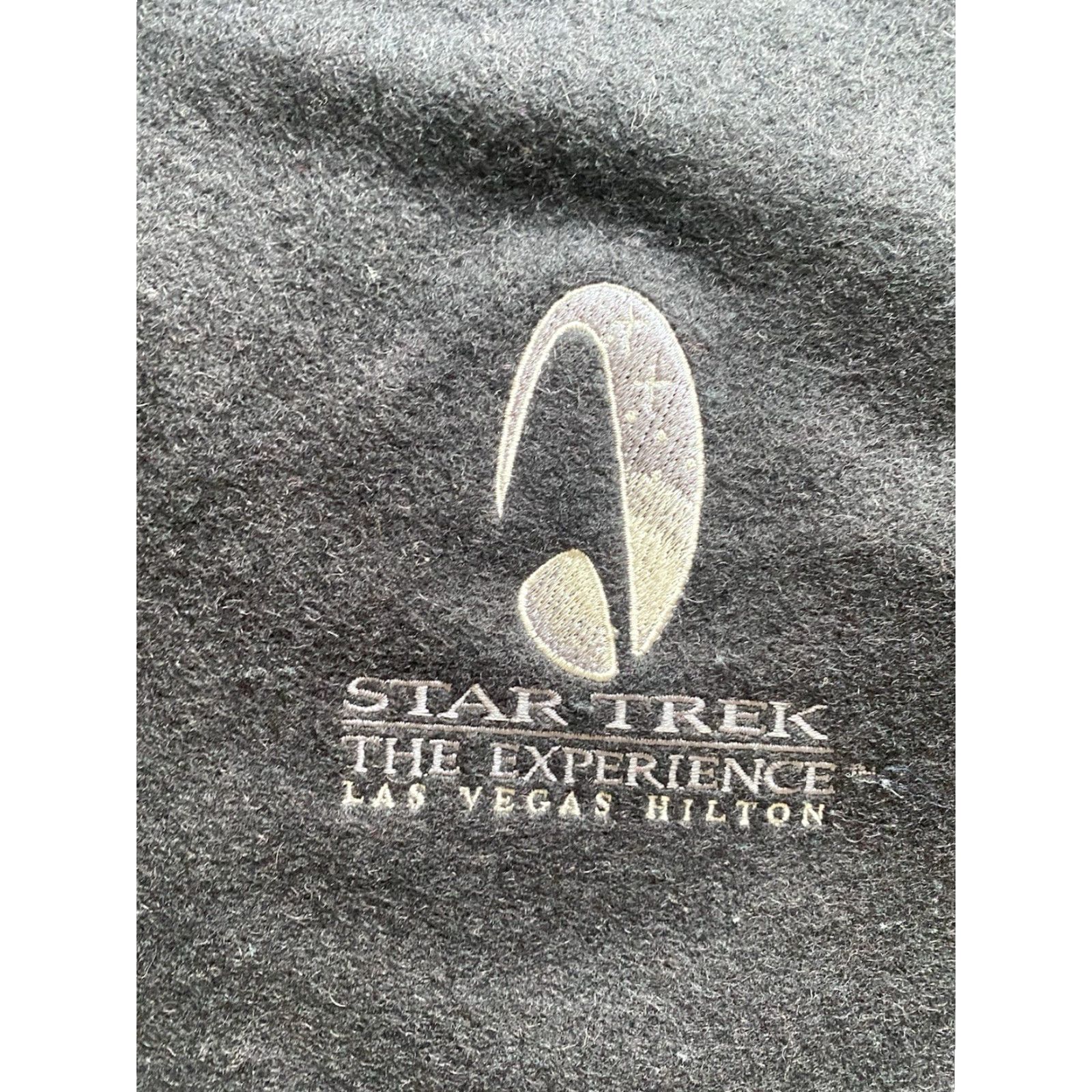 Vintage VINTAGE Star Trek Jacket Varsity Mens L Made in USA Black Wool 1997 Las Vegas Experience Size US L / EU 52-54 / 3 - 5 Thumbnail
