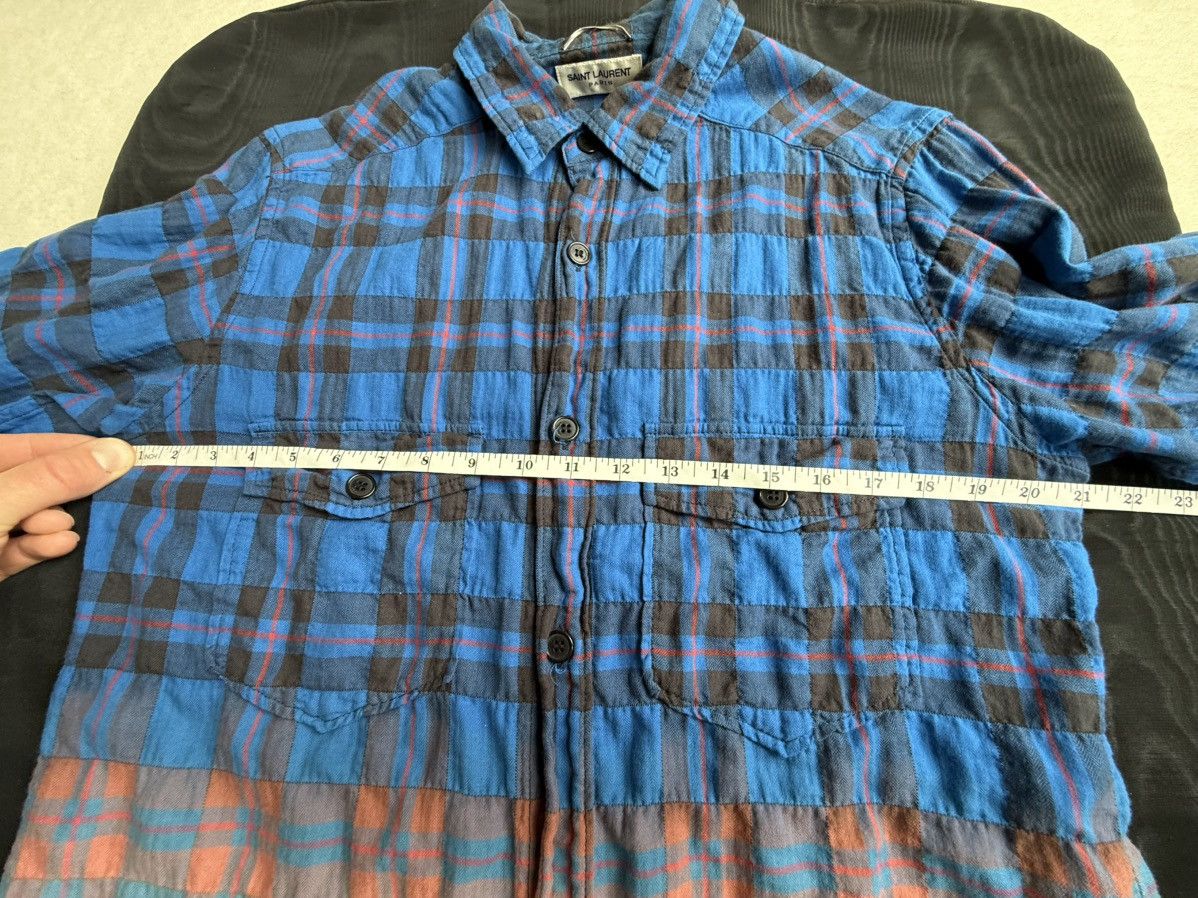 Hedi Slimane × Saint Laurent Paris SS16 Grail Saint Laurent Surf sound bleached flannel pink Size US L / EU 52-54 / 3 - 4 Thumbnail