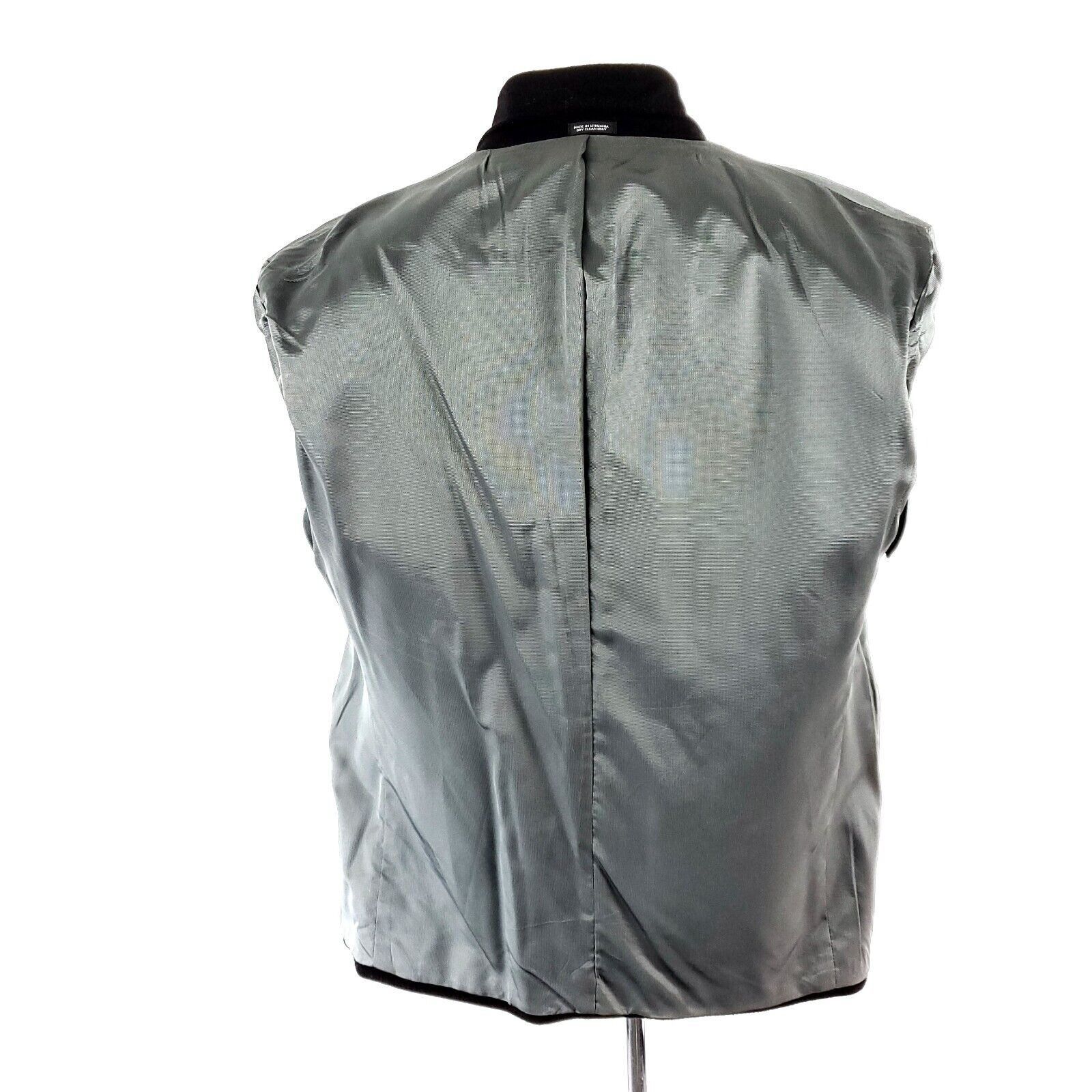 Oscar De La Renta Oscar De La Renta Wool Cashmere Nylon 3 Button Sport Coat 42 Size 42R - 10 Thumbnail