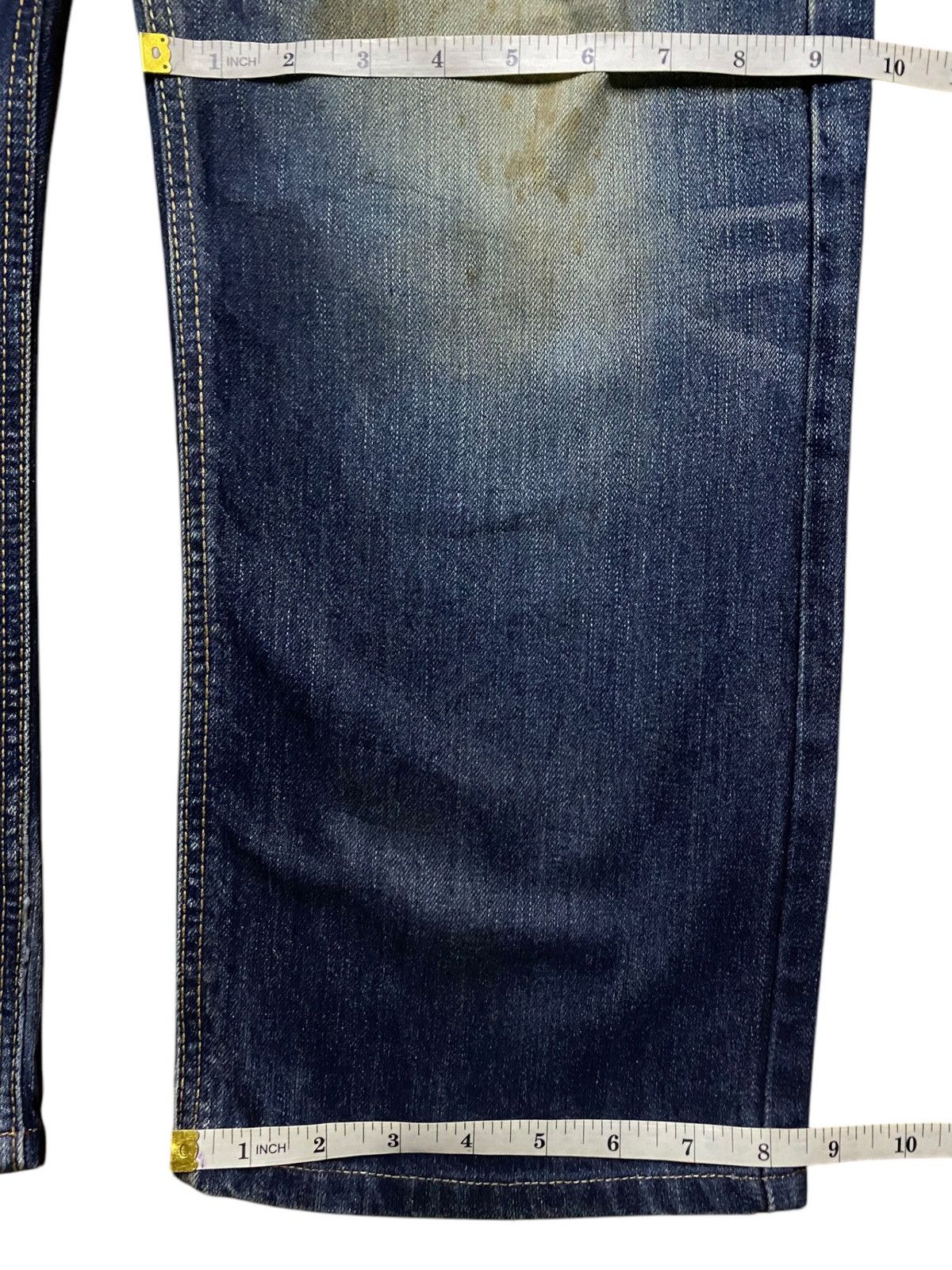 Junya Watanabe Vintage Edwin XV 04 Mud Wash Distressed Loose Jeans Size US 36 / EU 52 - 11 Thumbnail