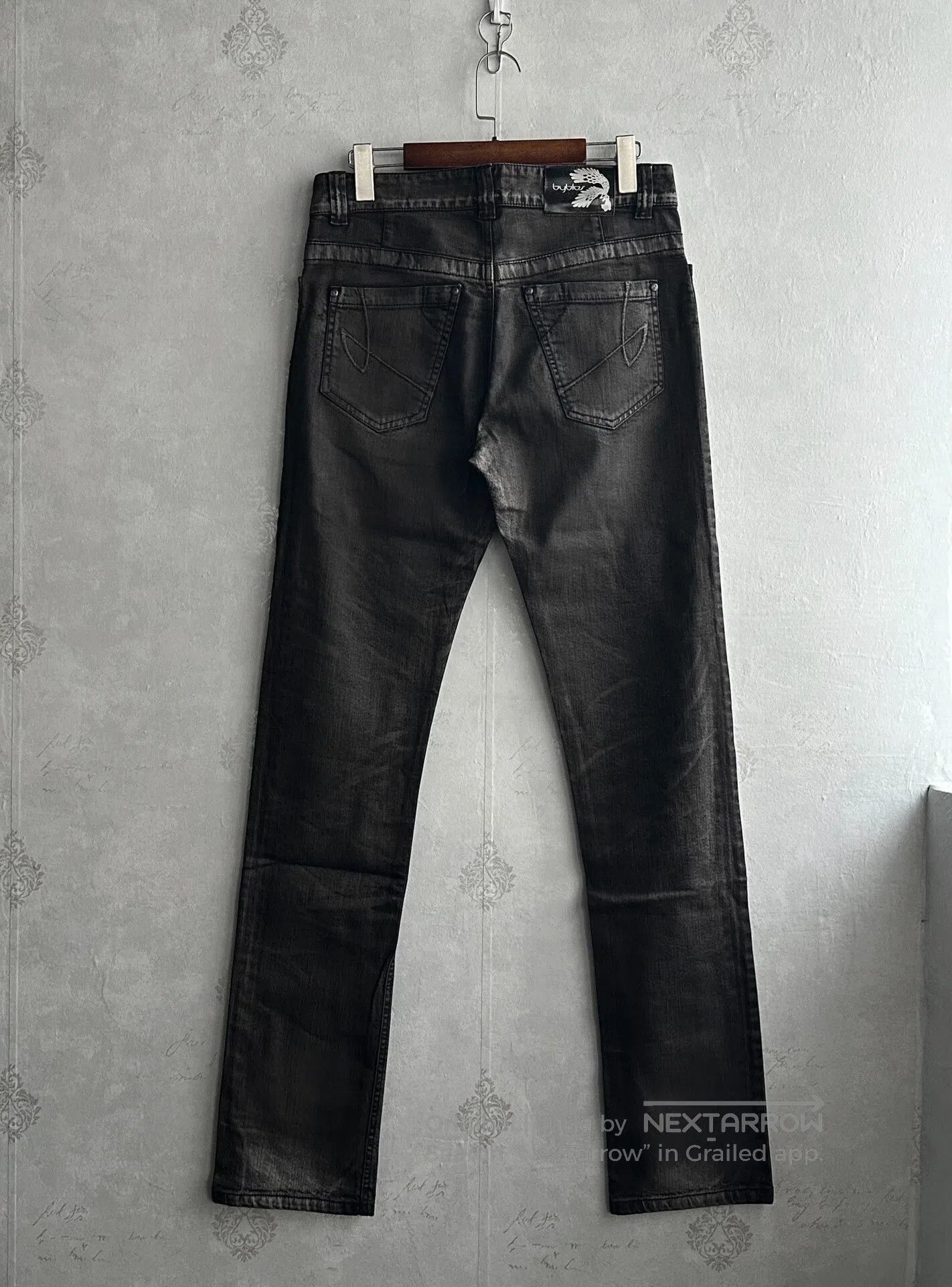 Byblos byblos Water-washed, aged denim jeans| Size US 30 / EU 46 - 2 Thumbnail