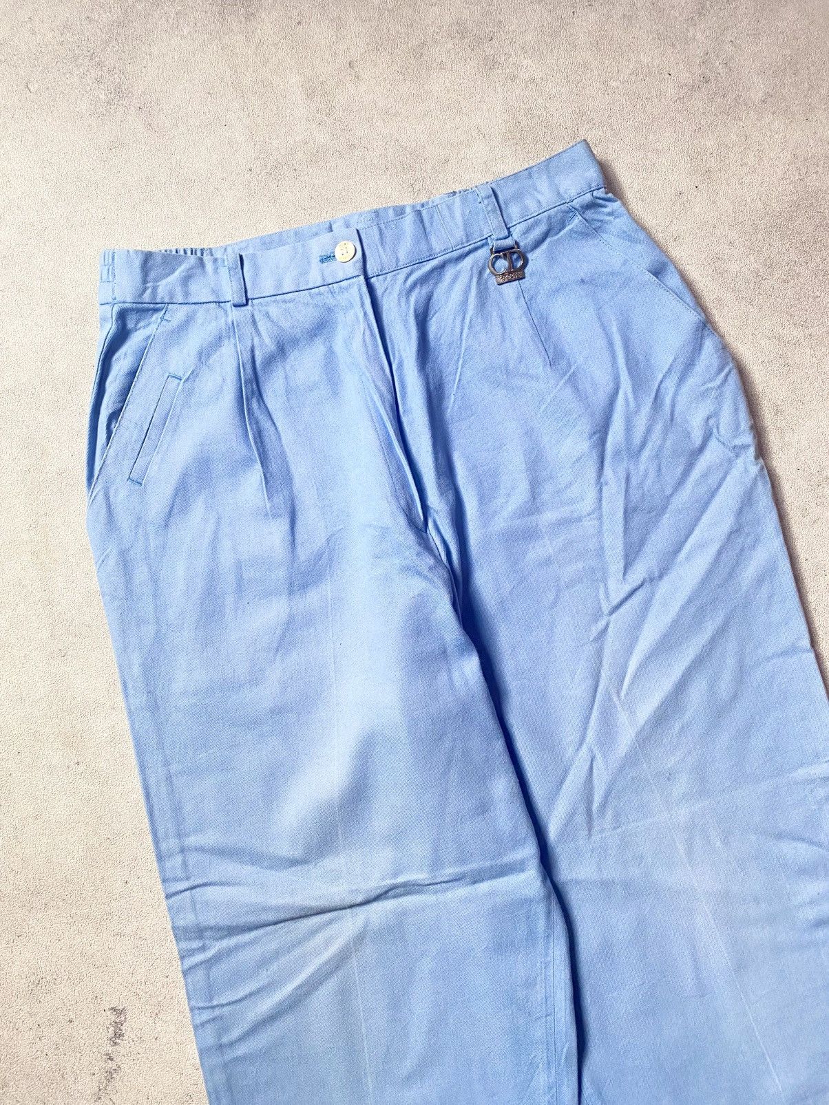 Christian Dior Monsieur Vintage christian dior sports blue trouser Size 29" - 4 Thumbnail