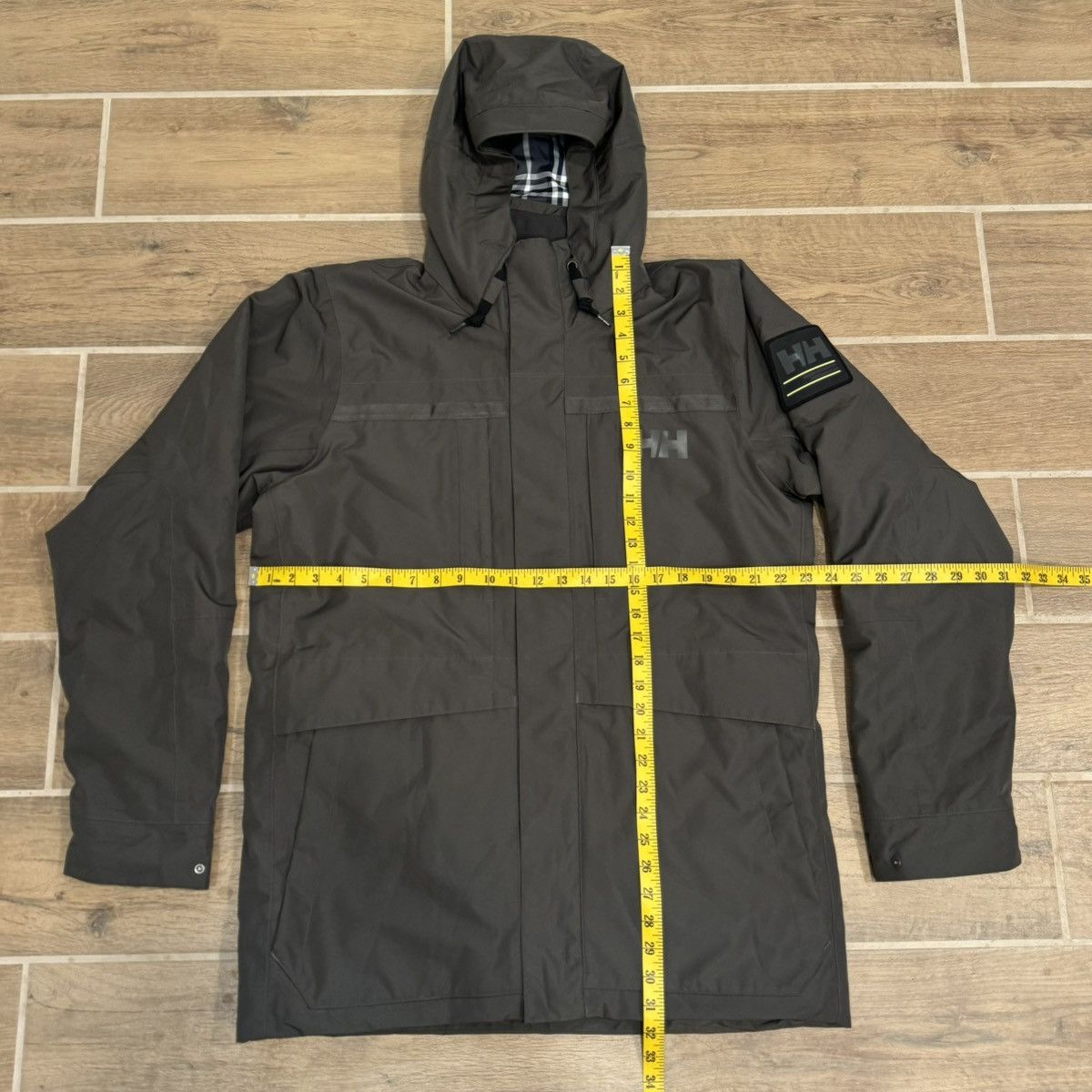 Helly Hansen × Vintage Helly Hansen Plaid Lined Green Primaloft Puffer Jacket Size US L / EU 52-54 / 3 - 12 Thumbnail