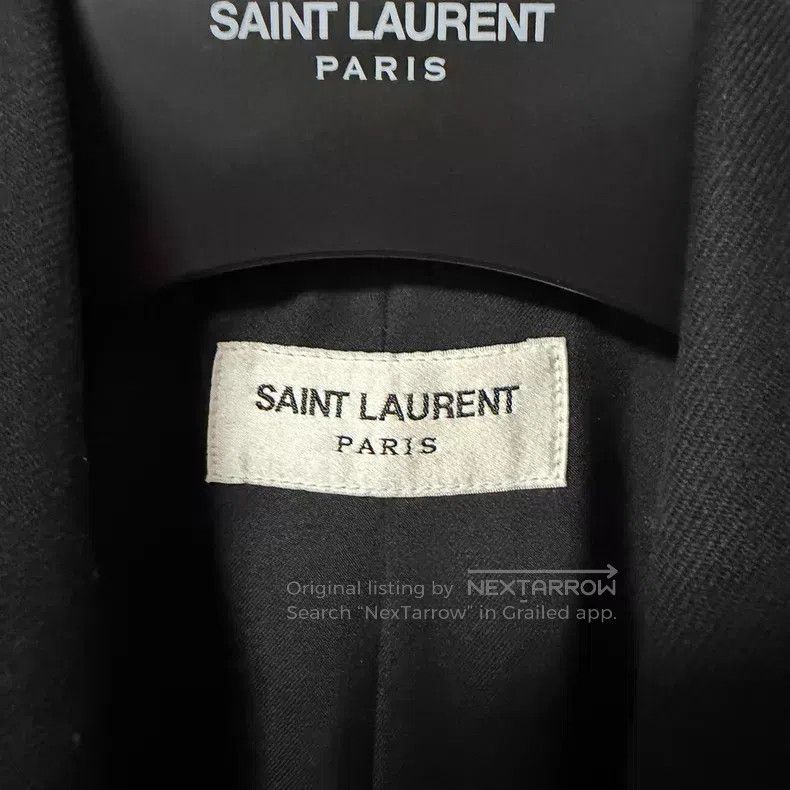 Saint Laurent Paris Saint Laurent Paris Cape Collar Patchwork Wool Blazer i Size US S / EU 44-46 / 1 - 3 Thumbnail