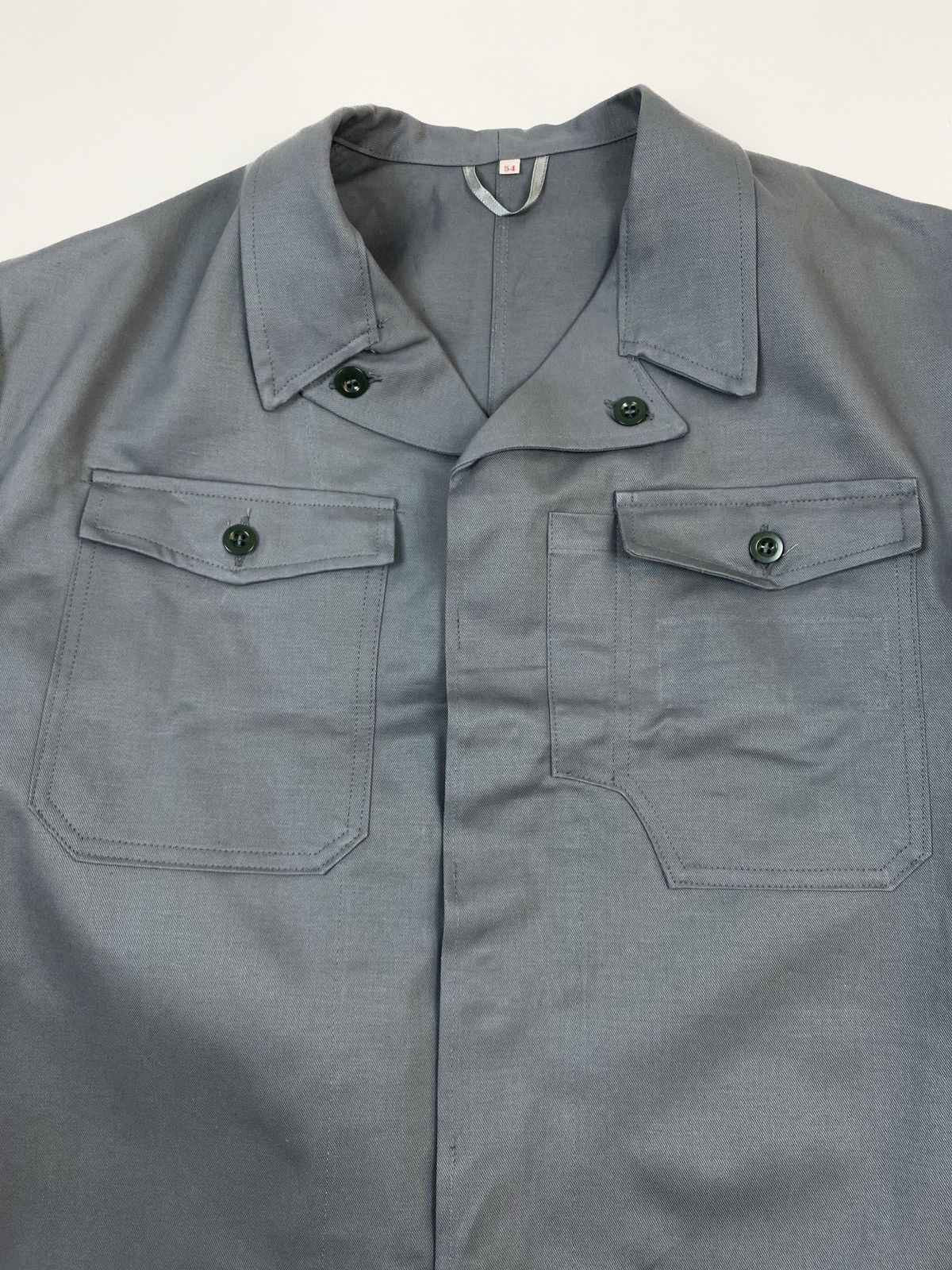 Vintage 1970’s Vintage Swiss Sanfor 2 Pocket Boxy Work Jacket Size US XXL / EU 58 / 5 - 2 Thumbnail