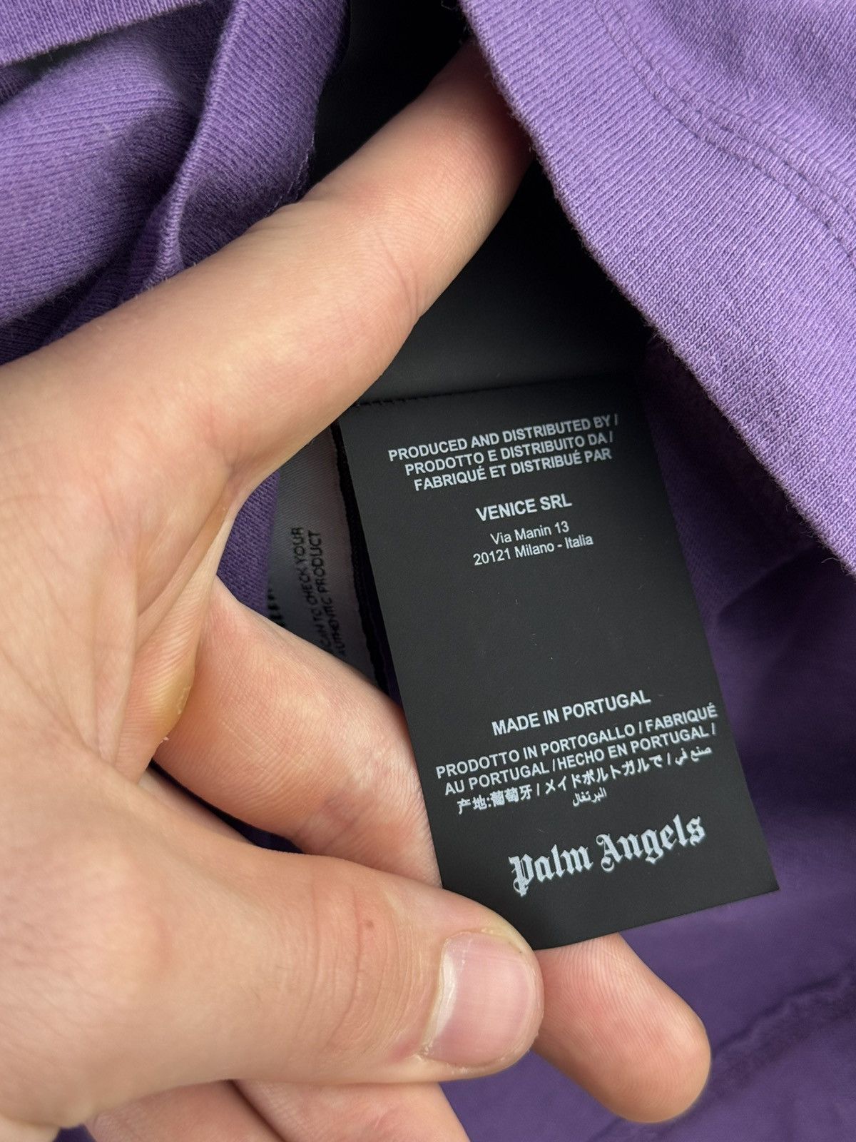 Palm Angels Palm Angels Cactus S/S T-Shirt Purple Size US M / EU 48-50 / 2 - 7 Thumbnail