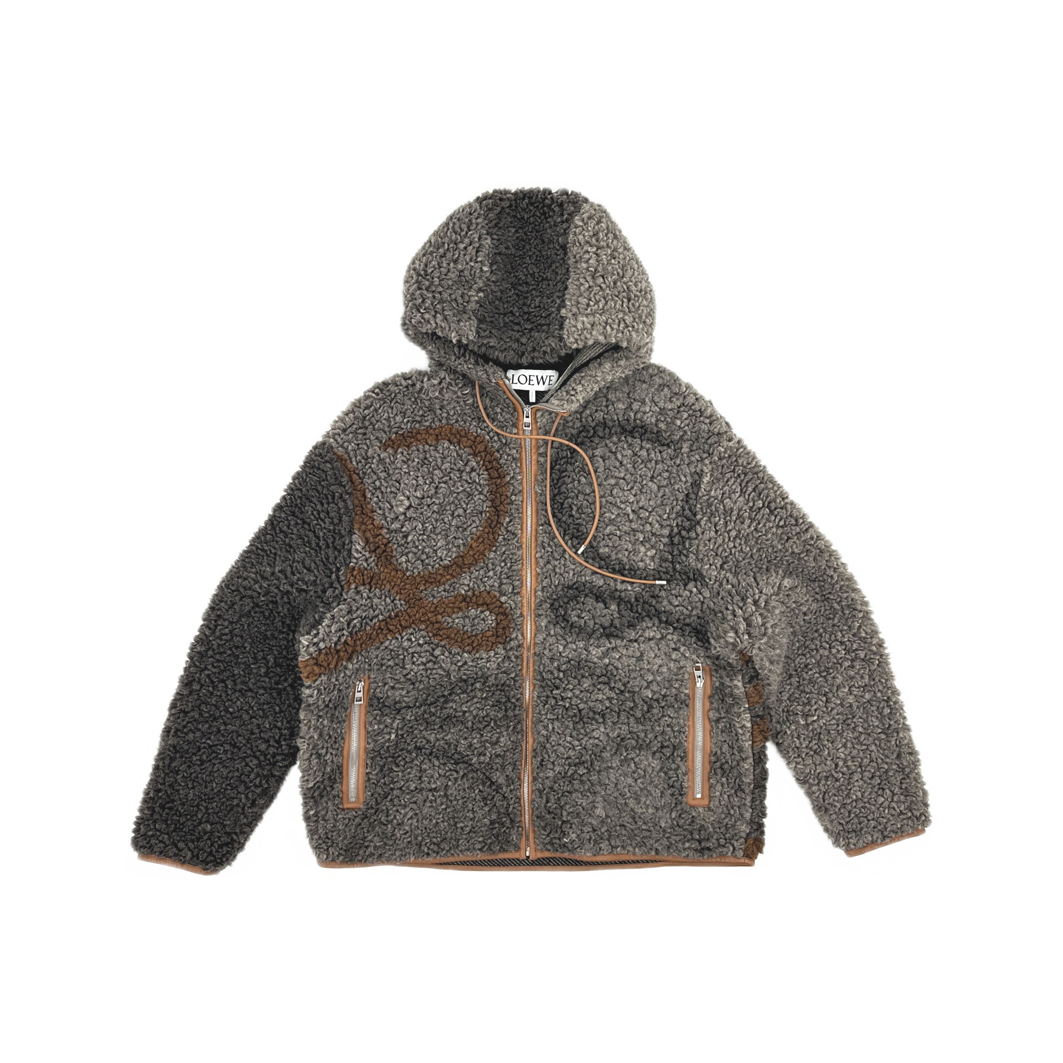 Loewe Loewe Anagram Hooded Fleece Jacket Size XS Size US XS / EU 42 / 0 - 1 Thumbnail