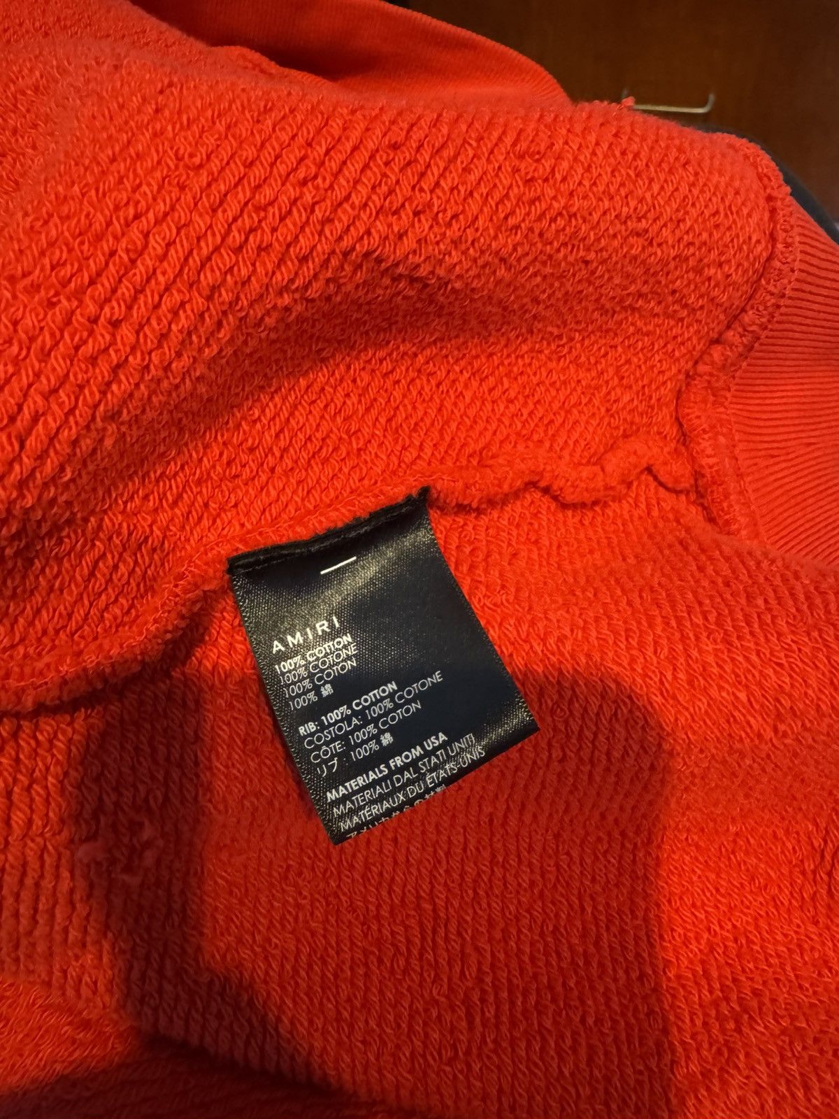 Amiri Amiri Rodeo Drive Crewneck Red Medium Size US M / EU 48-50 / 2 - 4 Thumbnail