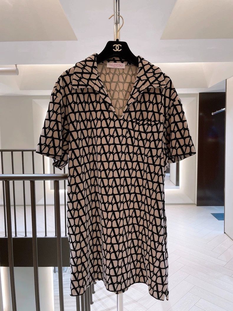 Valentino Valentino Full of logo towel skirt dress Size XS / US 0-2 / IT 36-38 - 2 Thumbnail