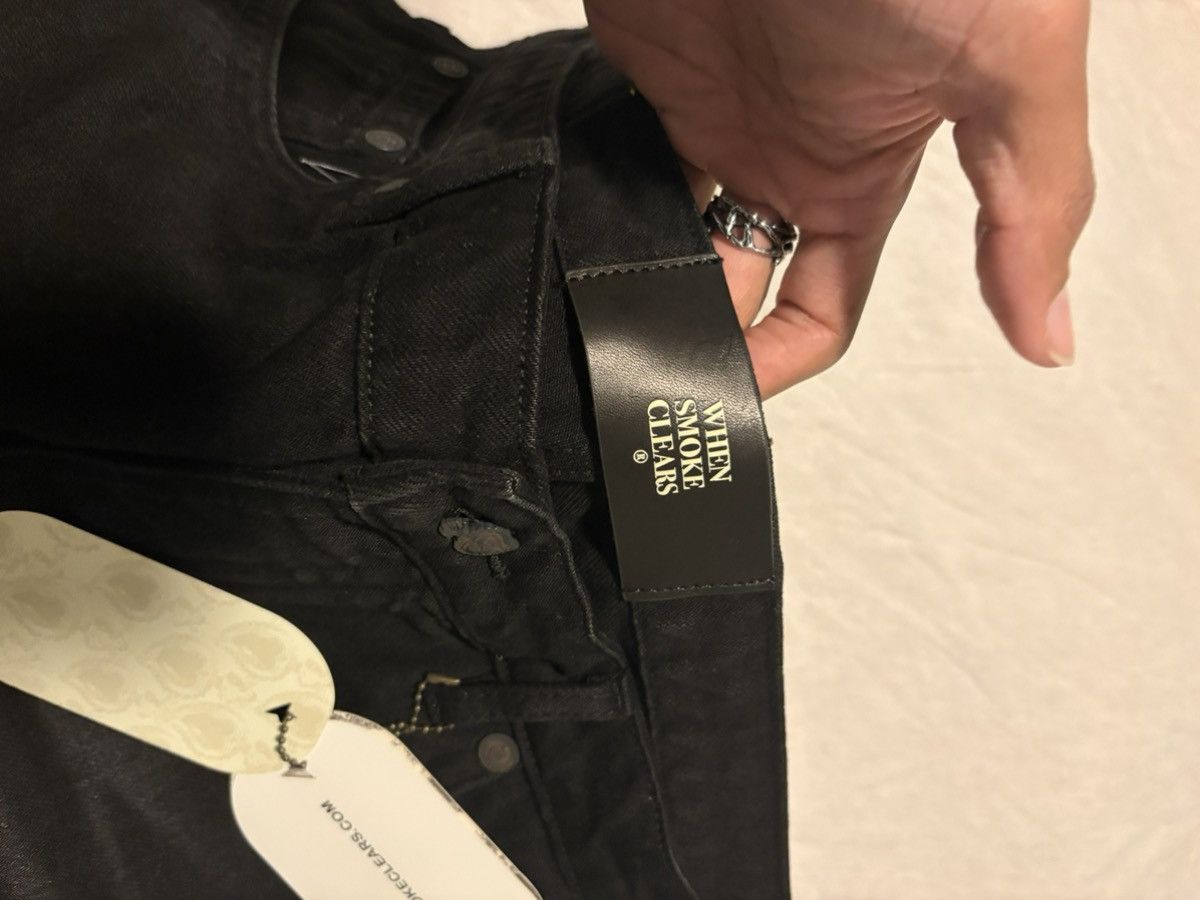 Whensmokeclears WHENSMOKECLEARS Denim Heartwear Shorts Size US 36 / EU 52 - 3 Thumbnail