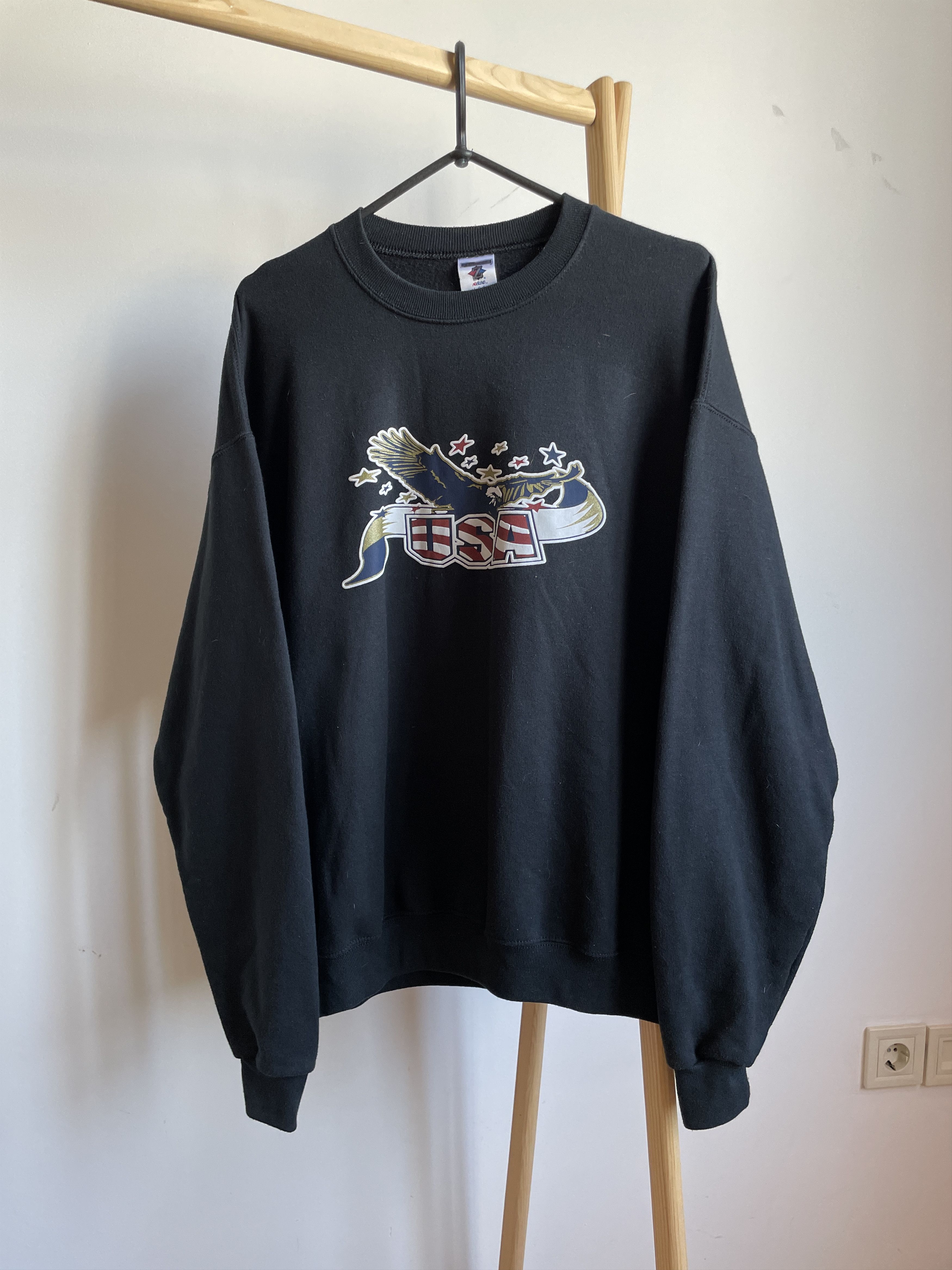 Vintage USA Spell Out Vintage Sweatshirt Size L Size US L / EU 52-54 / 3 - 1 Thumbnail