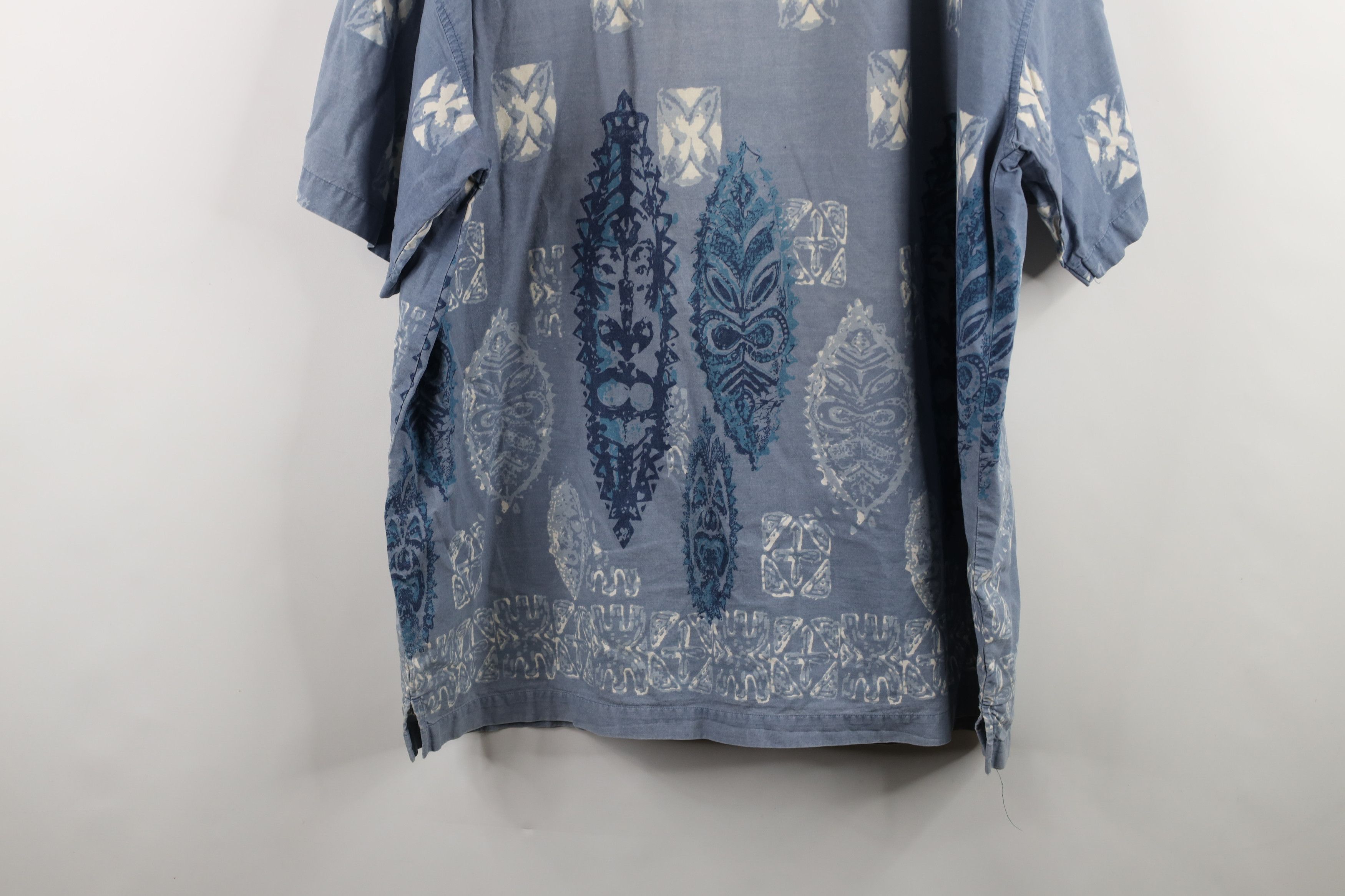 Vintage Vintage 90s Streetwear Flower Luau Hawaiian Button Shirt Size US XL / EU 56 / 4 - 14 Thumbnail