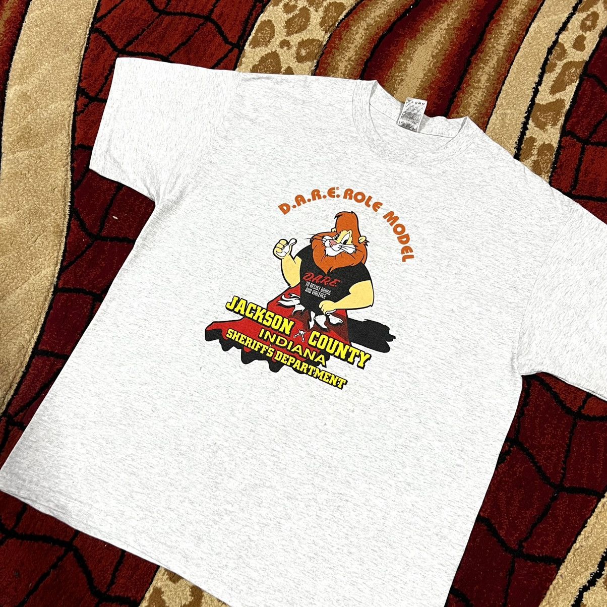 D.A.R.E Vintage 90s D.A.R.E Rare T Shirt Size US XL / EU 56 / 4 - 1 Thumbnail