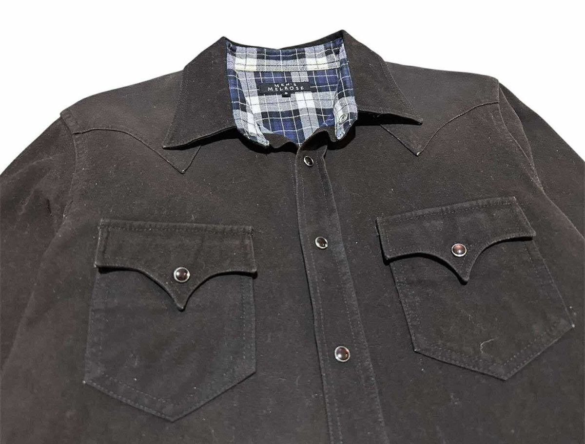 Japanese Brand 🔥Vintage Men’s Melrose Suede Western Shirt Size US M / EU 48-50 / 2 - 2 Thumbnail