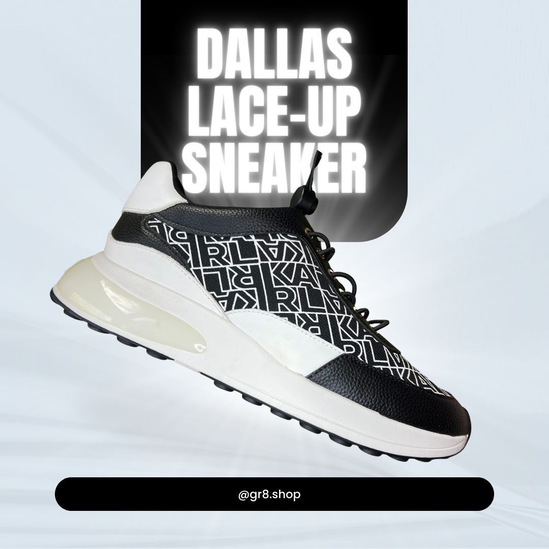 Karl Lagerfeld KARL LAGERFELD PARIS Dallas Lace-Up Sneaker – Women’s US 10 Size US 10 / IT 40 - 1 Thumbnail