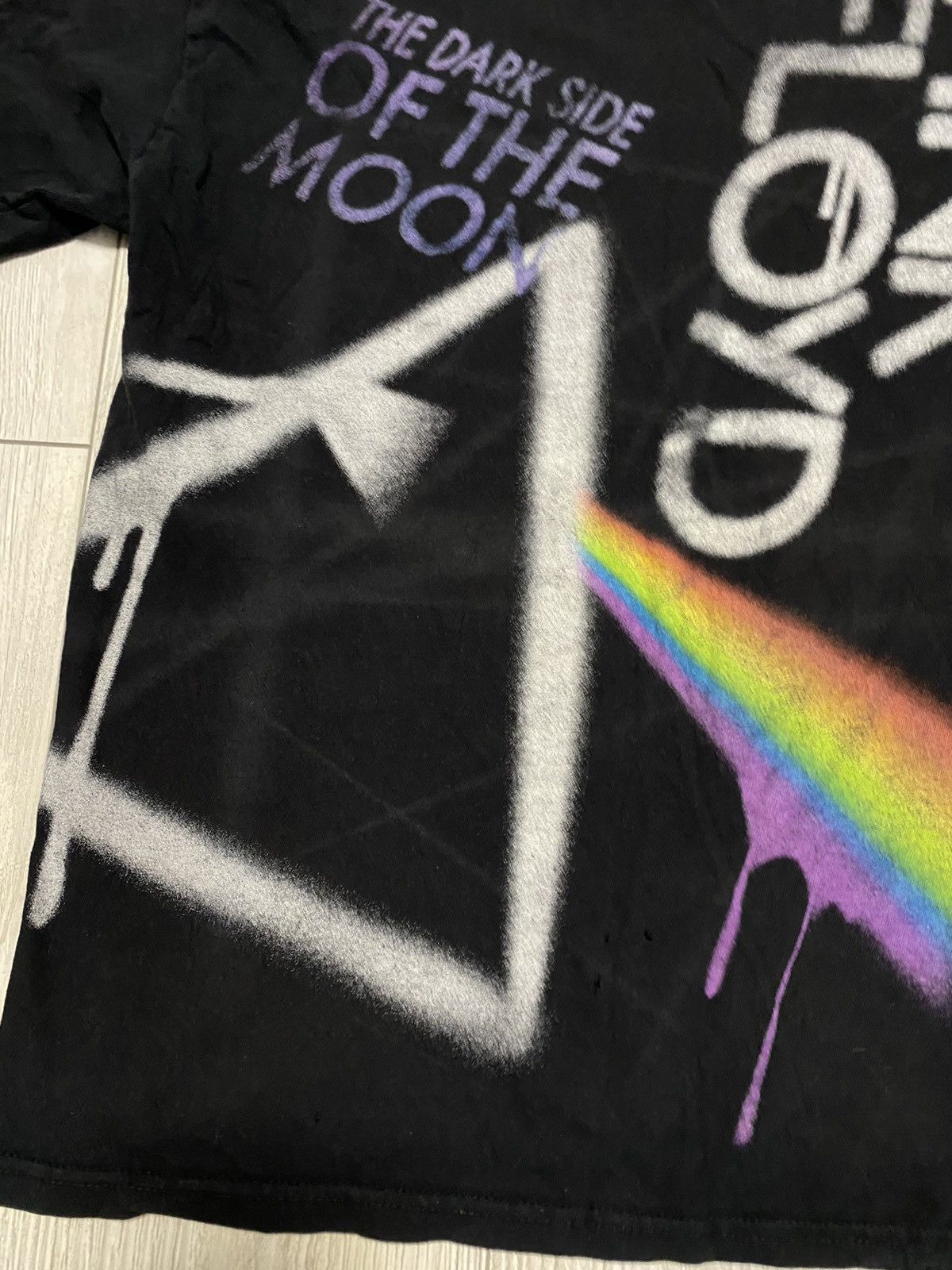 Liquid Blue Y2K Pink Floyd Liquid Blue Graffiti Pulse Rock Band Tee Size US M / EU 48-50 / 2 - 4 Thumbnail