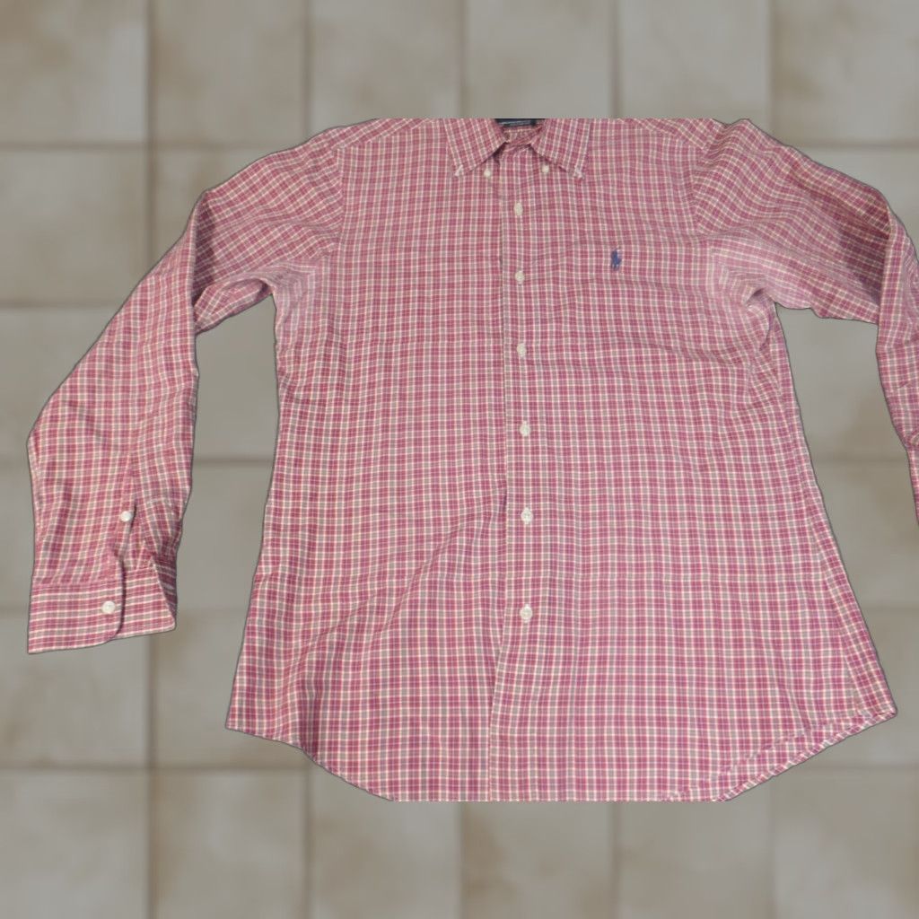 Ralph Lauren Ralph Lauren Shirt Mens Small Red Plaid Custom Fit Button Up Pony Logo Size US S / EU 44-46 / 1 - 1 Thumbnail