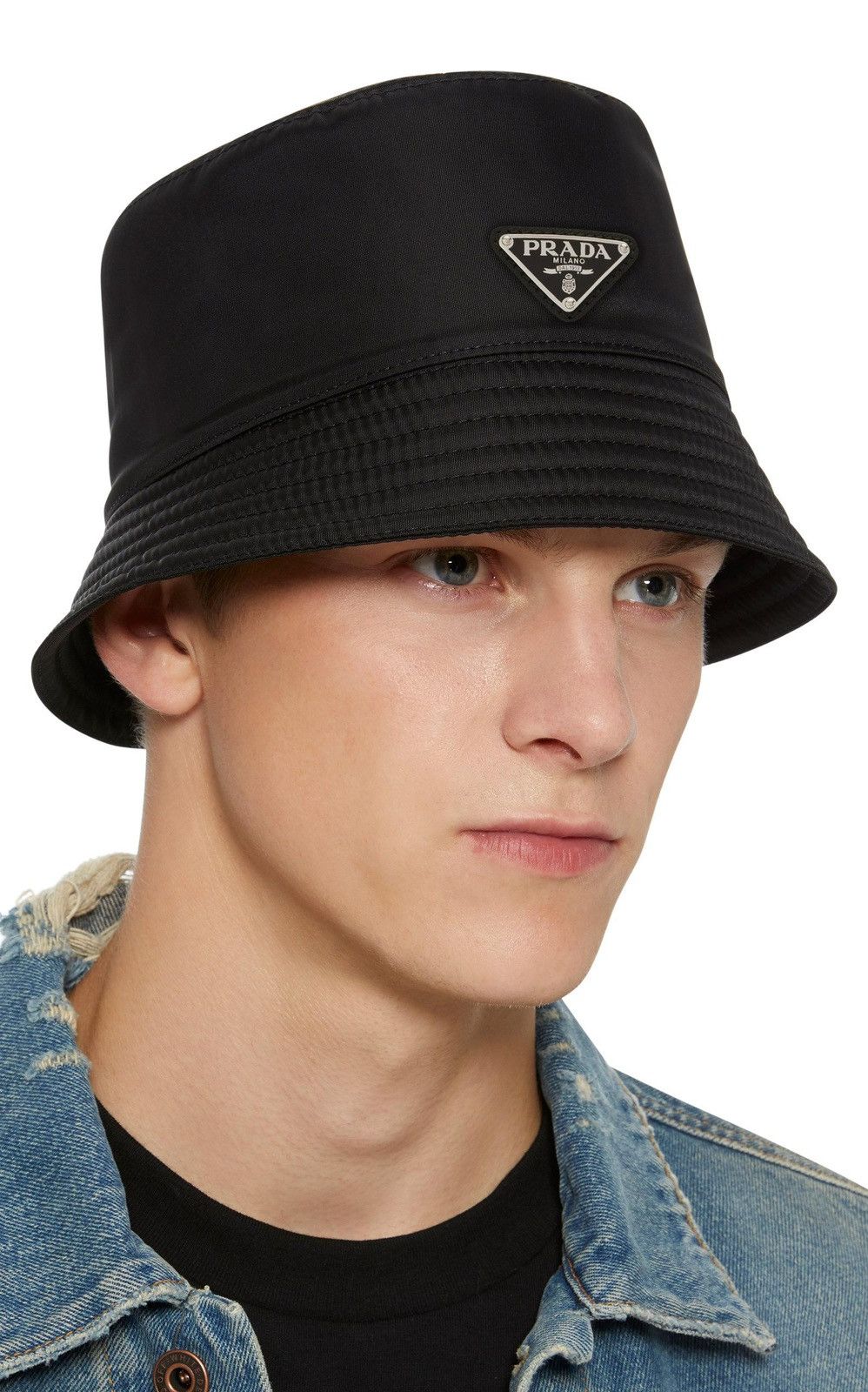 Prada 🔥925$ Prada Re-Nylon bucket hat/Prada Logo Nylon Bucket Hat Size ONE SIZE - 16 Thumbnail