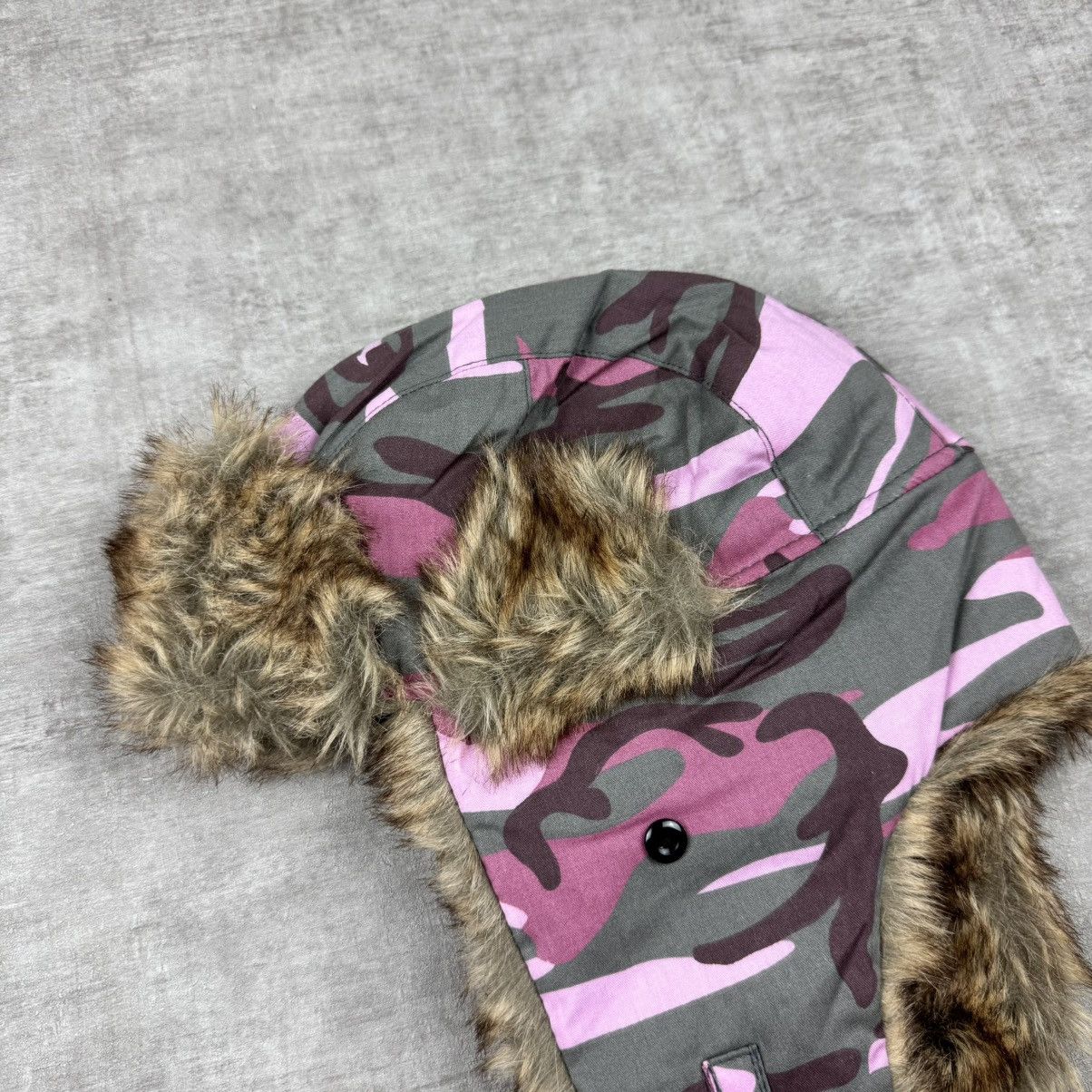 Other Y2K Pink Camo Ushanka Size ONE SIZE - 5 Thumbnail