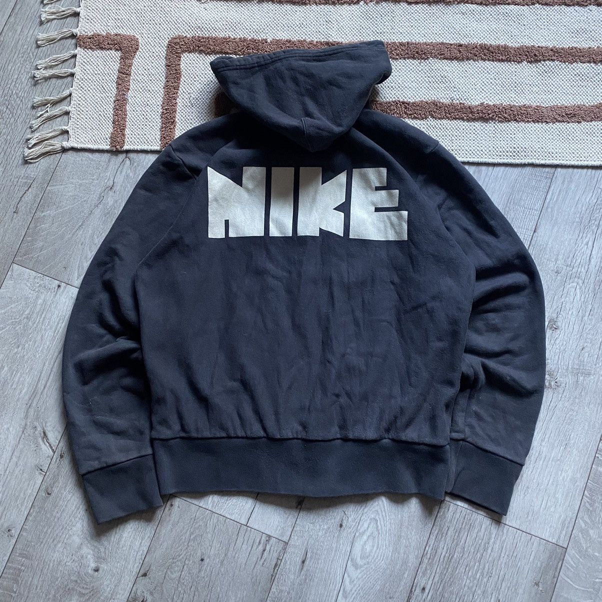 Nike Sportswear Y2k Brown Nike Zip Up Hoodie NIKE Y2K DRILL BIG