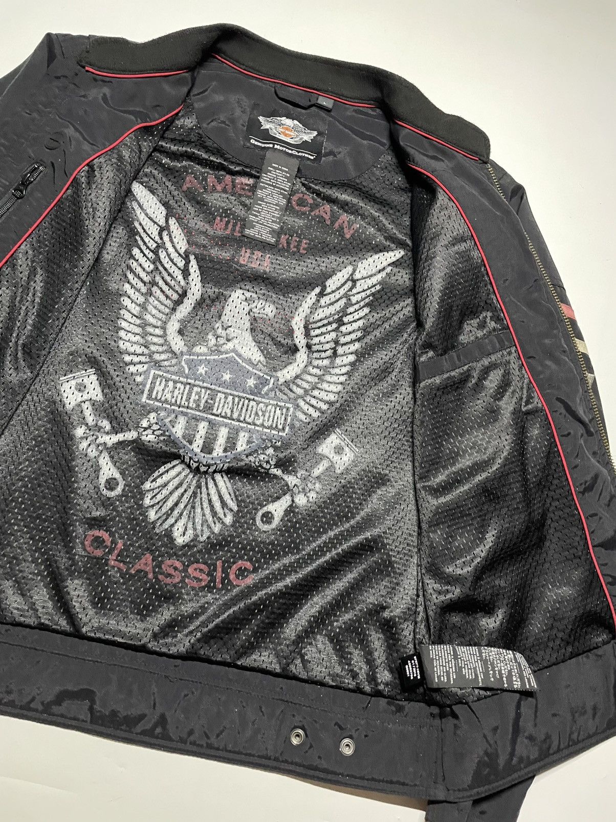 Harley Davidson × Vintage Harley Davidson Colton Motorcycle Casual Canvas jacket Size US L / EU 52-54 / 3 - 9 Thumbnail