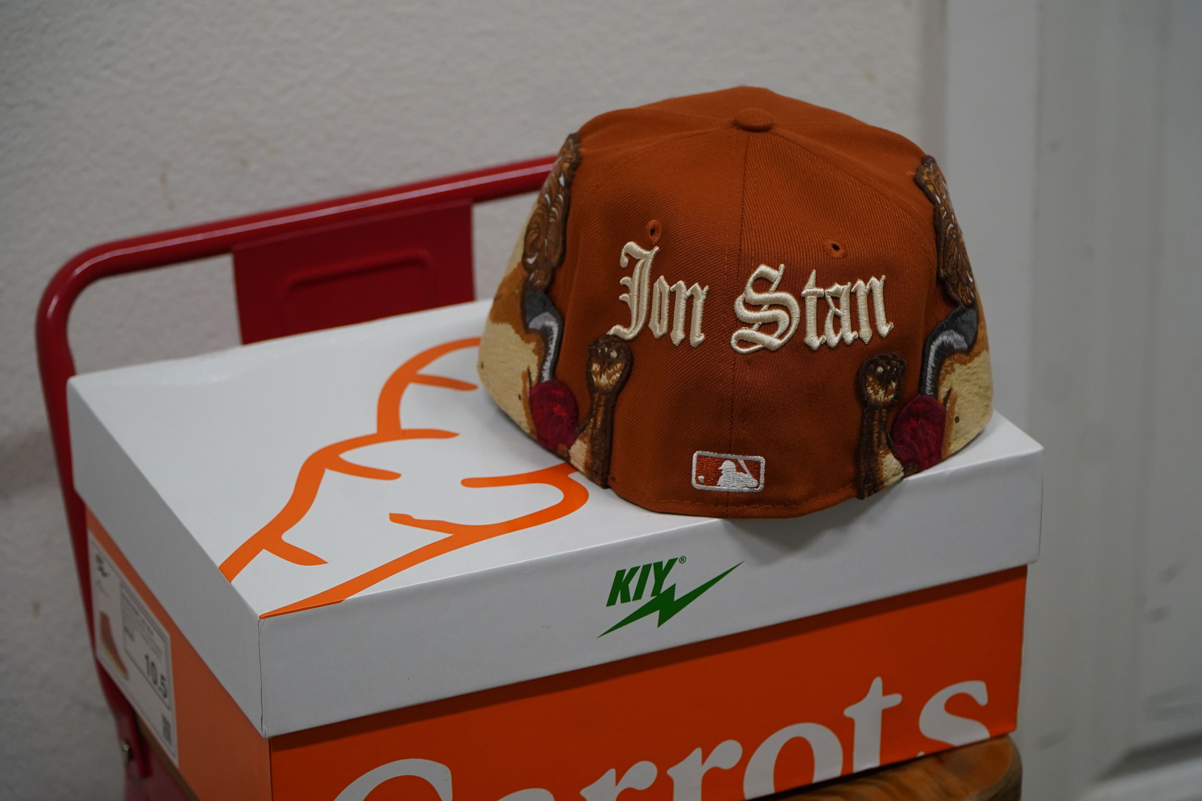 Jon Stan NYC × New Era Jon Stan NYC Boston Redsox - Size 7 3/8 Size ONE SIZE - 3 Thumbnail