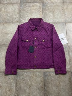 vuitton purple denim jacket
