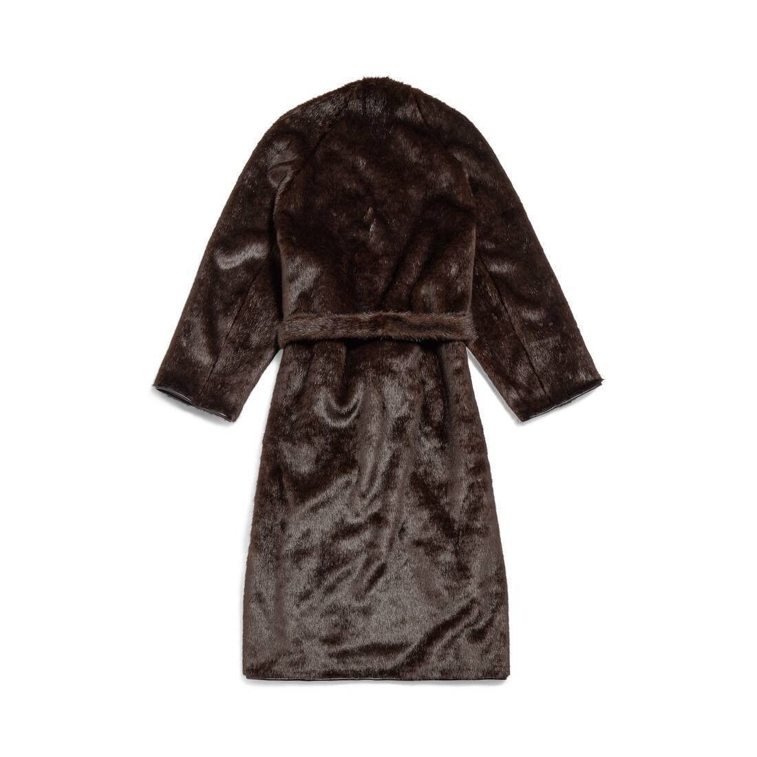 Balenciaga oc11z0625 Lining Coat in Brown Size XS / US 0-2 / IT 36-38 - 5 Thumbnail