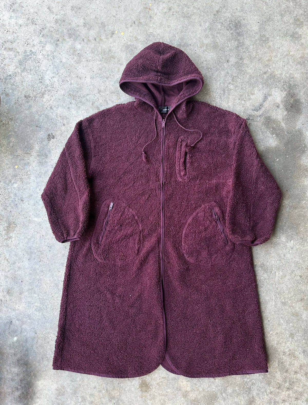 GU × Undercover Gu x undercover deep pile fleece long jacket hoodie Size US XL / EU 56 / 4 - 7 Thumbnail
