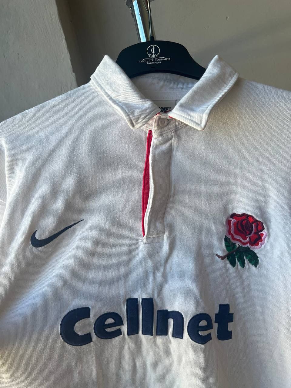 Nike 1997/99 ENGLAND NATIONAL TEAM RUGBY UNION VINTAGE JERSEY XL Size US XL / EU 56 / 4 - 5 Thumbnail