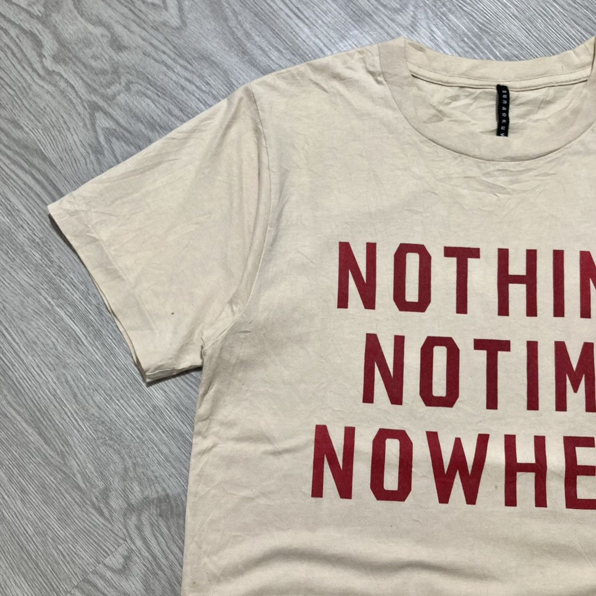 Sunao Kuwahara Sunao Kuwahara by Issey Miyake “Tripple N Word” T-shirt Size L / US 10 / IT 46 - 5 Thumbnail
