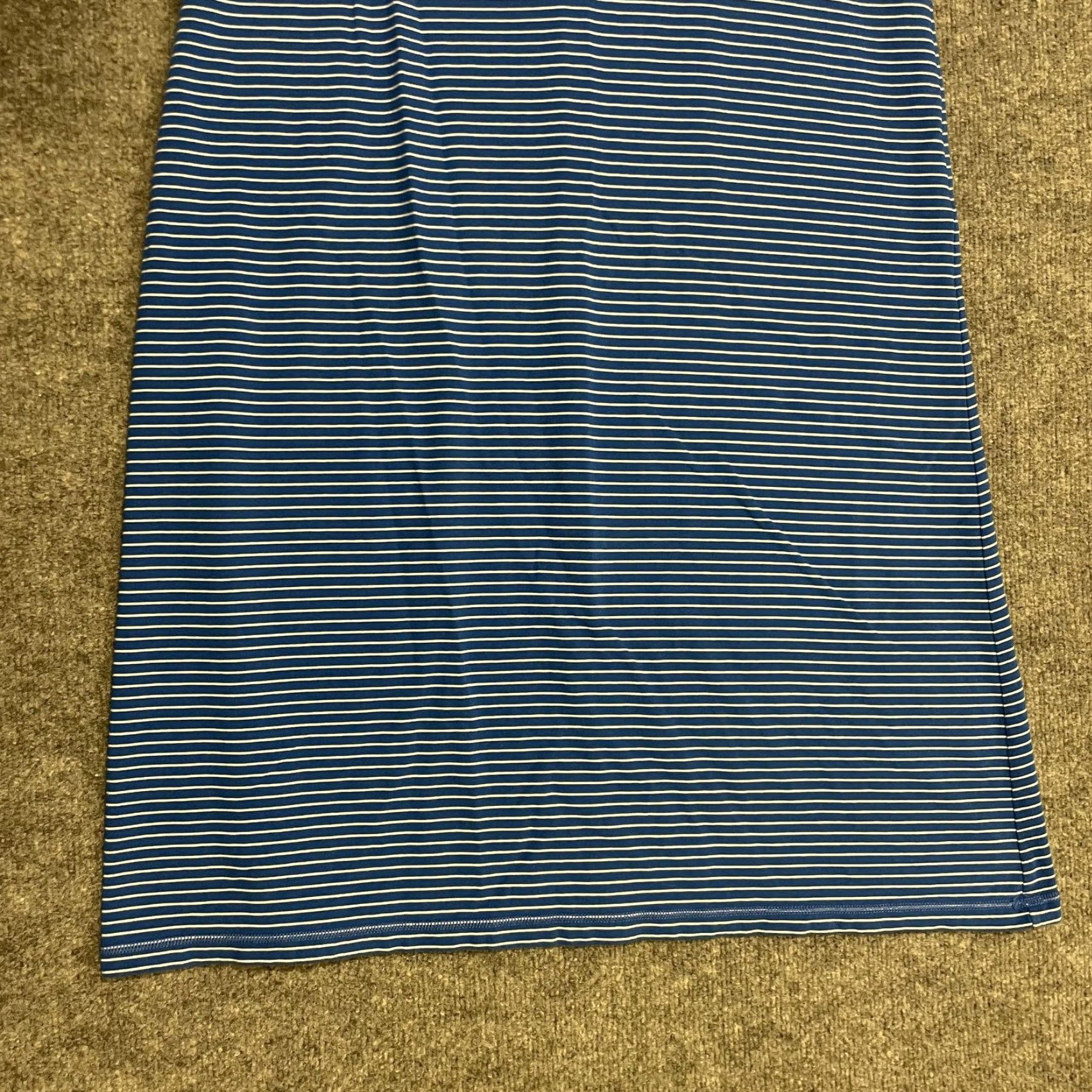 Ralph Lauren Lauren Ralph Lauren Jeans Company Maxi Skirt Womens Medium Blue Striped Modal Size 32" / US 10 / IT 46 - 5 Thumbnail